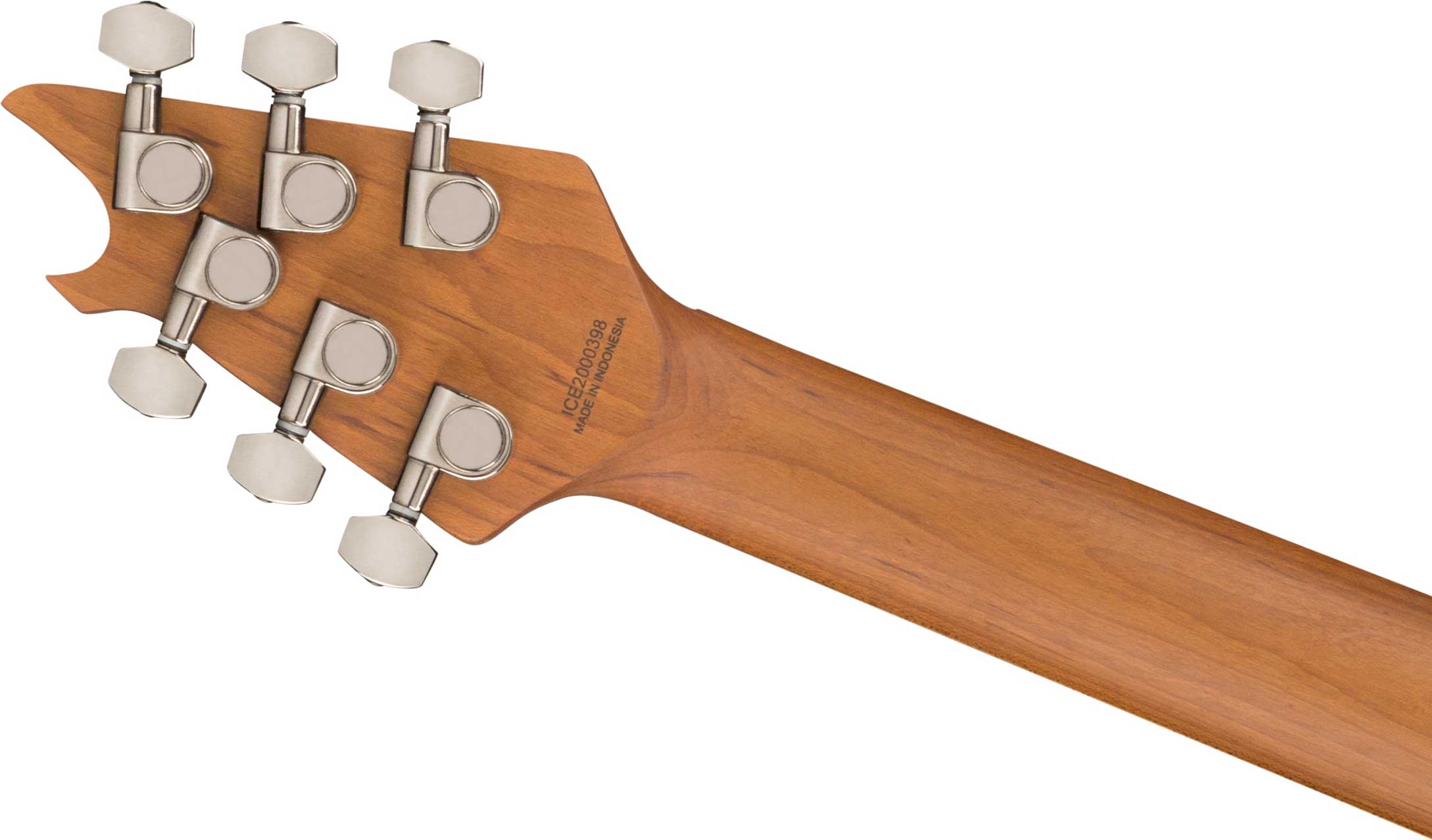 EVH Wolfgang WG Standard Exotic Poplar Burl Baked Maple Fingerboard Natural