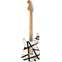 EVH Striped Series '78 Eruption Maple Fingerboard White With Black Stripes Relic Back View