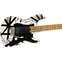 EVH Striped Series '78 Eruption Maple Fingerboard White With Black Stripes Relic Front View