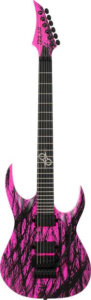 Solar Guitars A2.6FRPN Canibalismo Pink Neon Matte