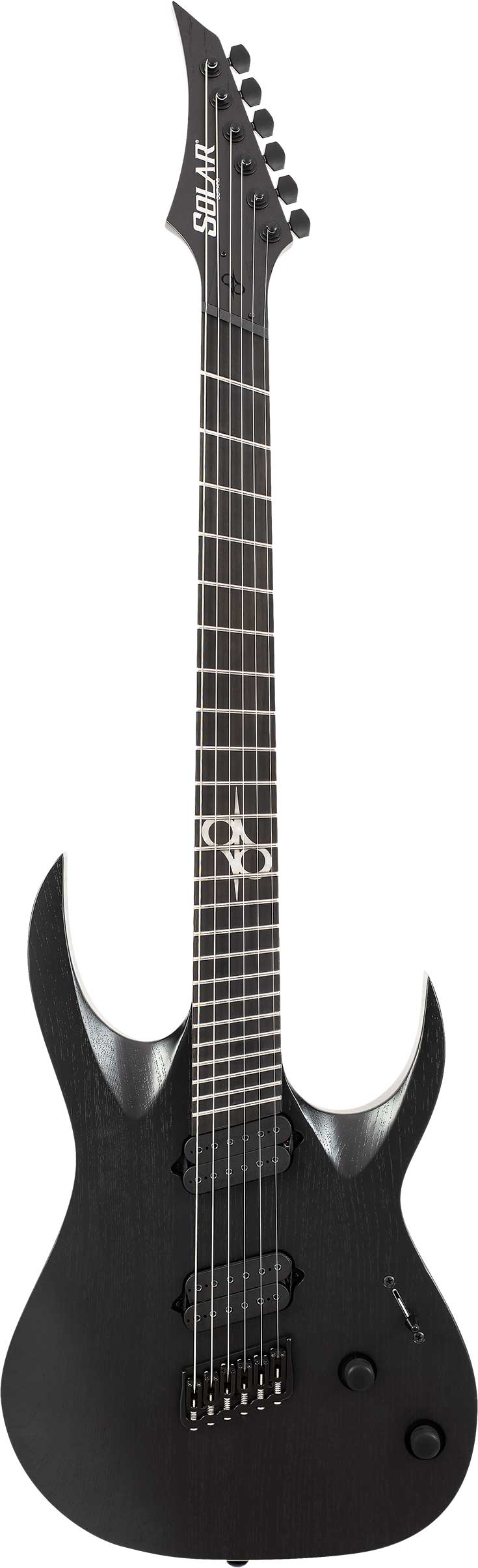 Solar Guitars A1.6BOP-FF Black Open Pore Matte | Guitarguitar