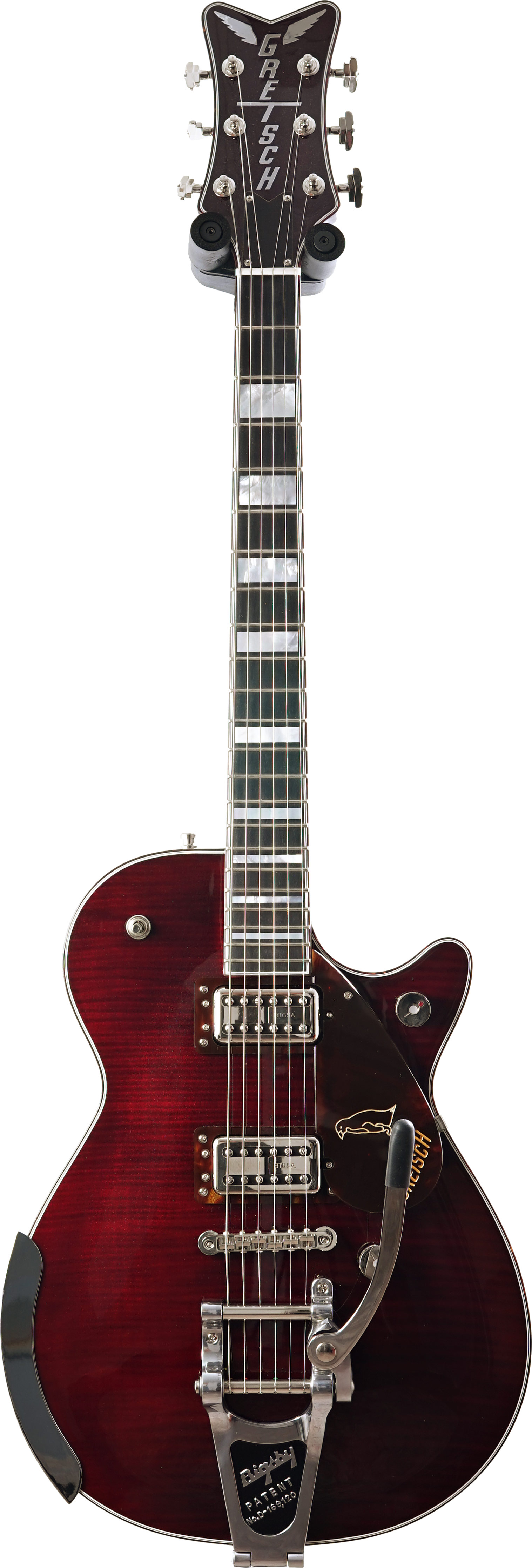 Gretsch G6134TFM-NH Nigel Hendroff Penguin Dark Cherry Metallic Flame #JT23103995