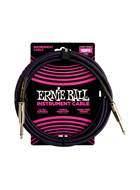 Ernie Ball 10ft Braided Straight Straight Purple Black