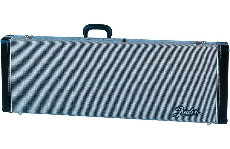 Fender G&G Deluxe Stratocaster/Telecaster Hardshell Case Black Tweed with Black Interior