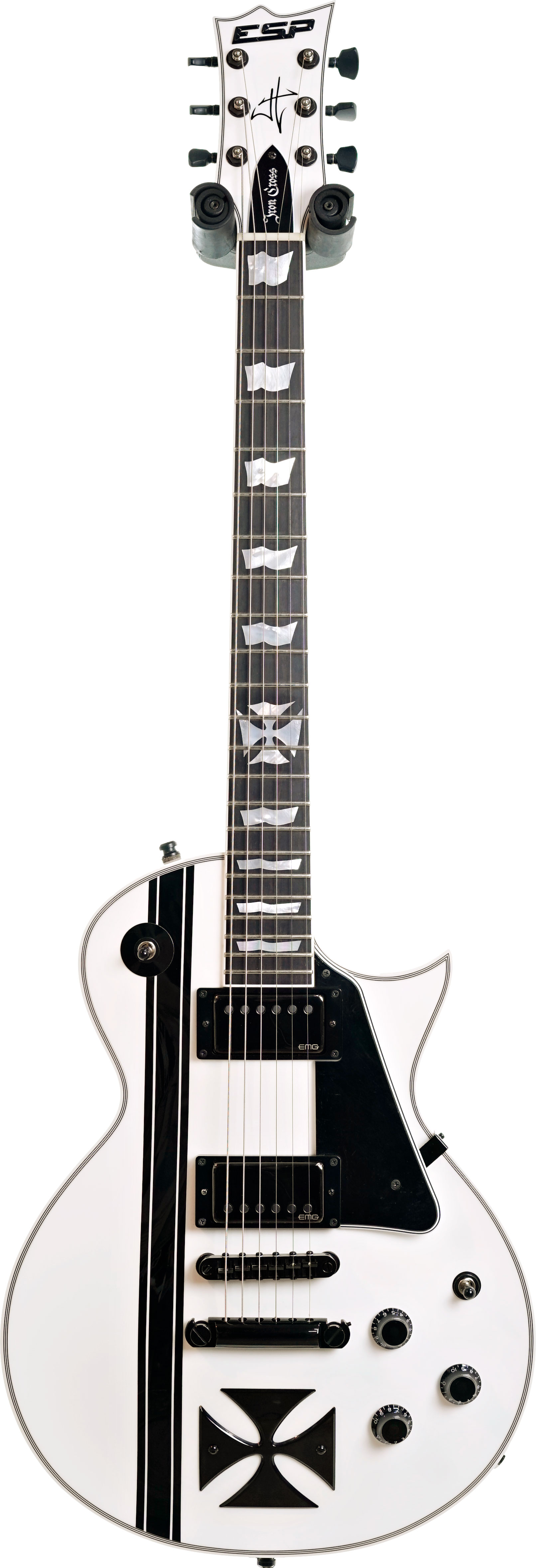 ESP James Hetfield Iron Cross Snow White #E7161222
