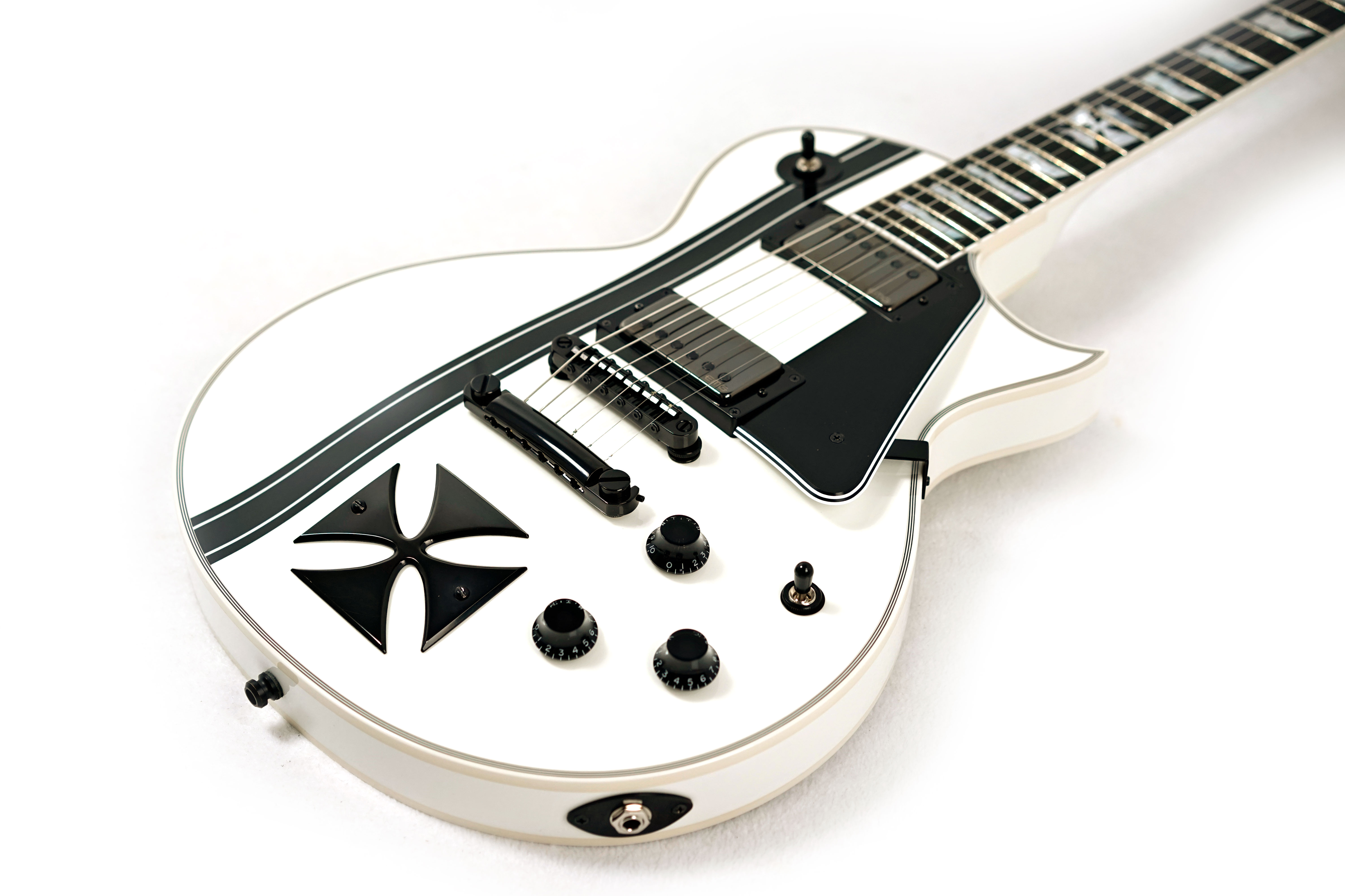 ESP James Hetfield Iron Cross Snow White #E7161222