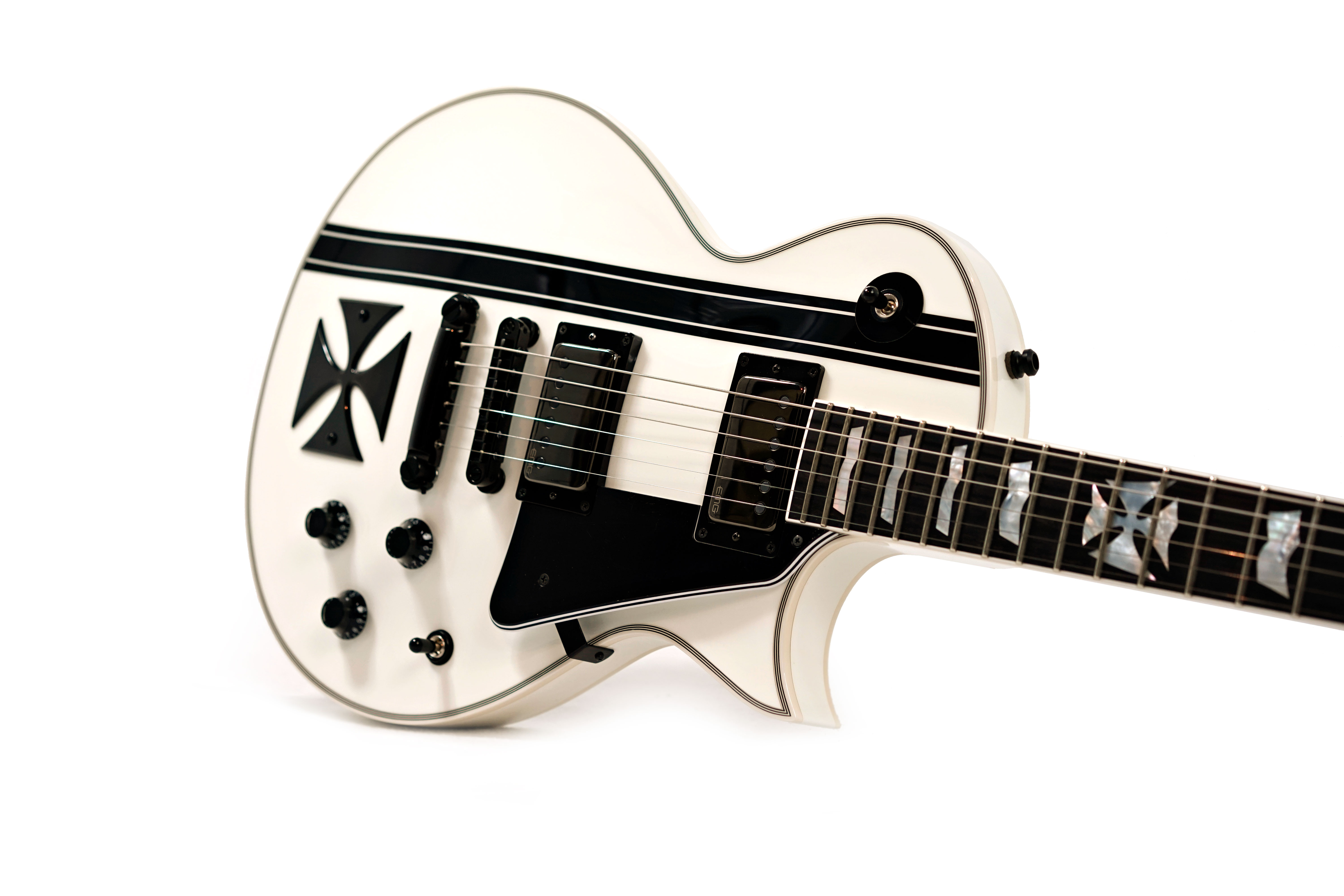 ESP James Hetfield Iron Cross Snow White #E7161222