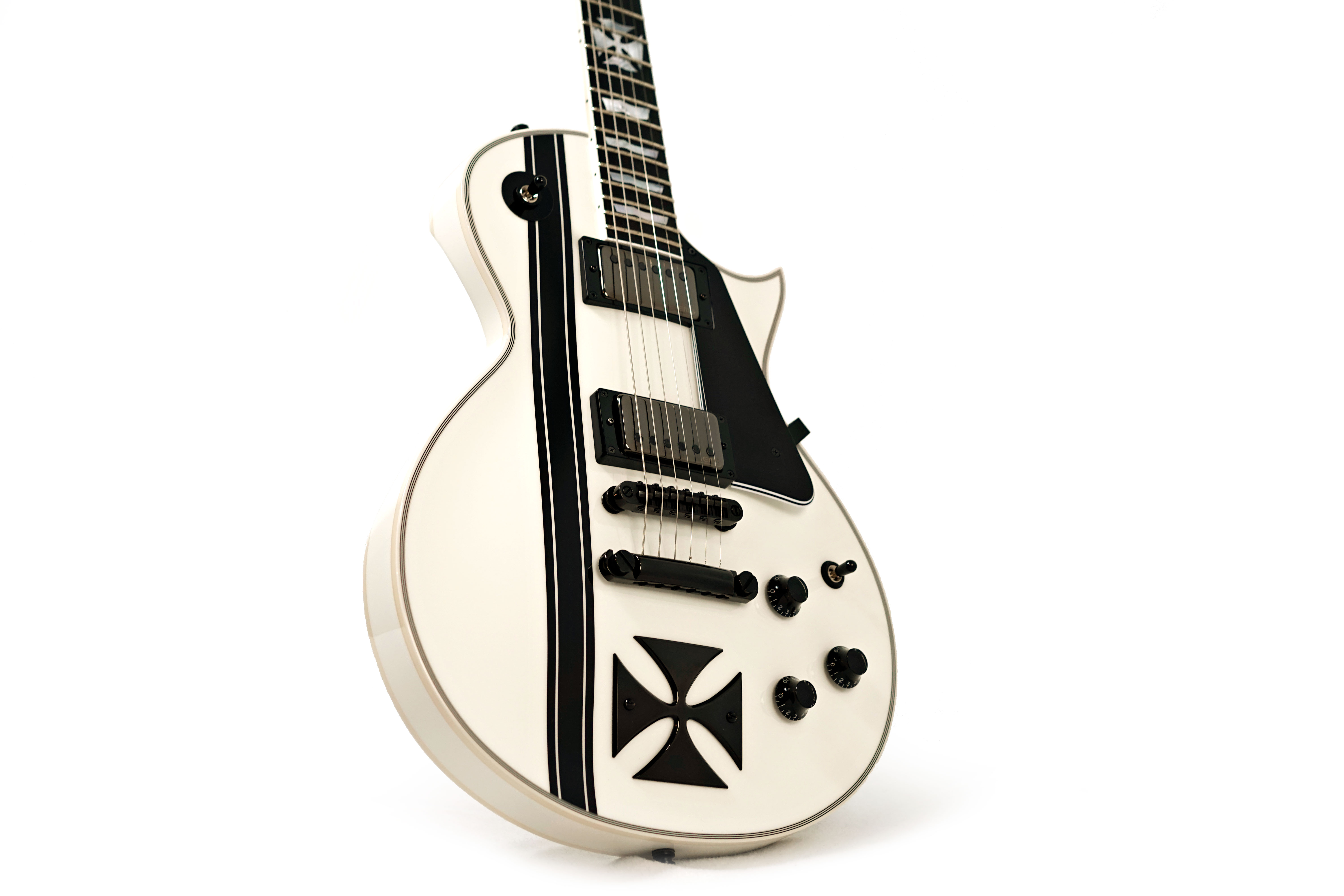 ESP James Hetfield Iron Cross Snow White #E7161222
