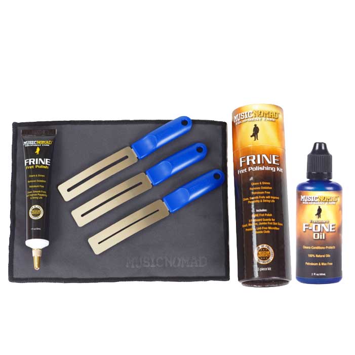 MusicNomad Total Fretboard Care Kit - FRINE Kit + F-ONE