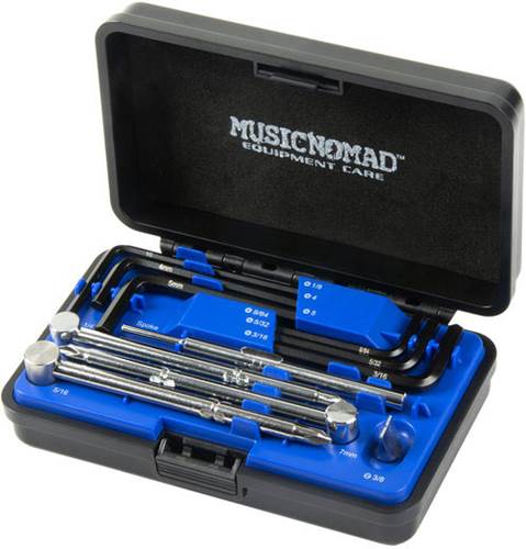 MusicNomad Premium Guitar Tech Truss Rod Wrench Set - 11 pcs