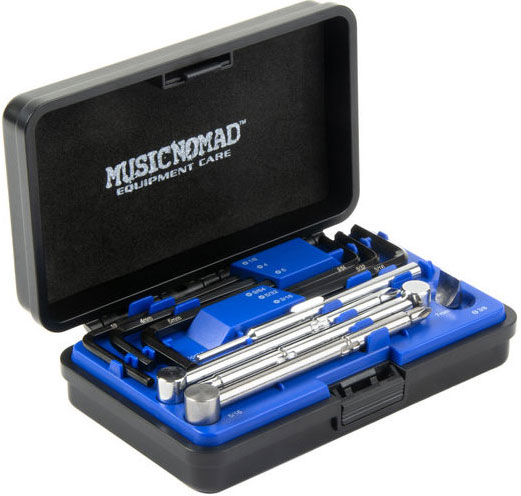 MusicNomad Premium Guitar Tech Truss Rod Wrench Set - 11 pcs