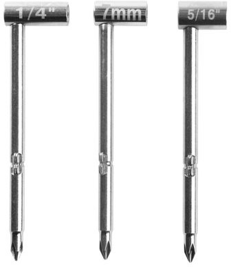 MusicNomad Premium Guitar Tech Truss Rod Wrench Set - 11 pcs