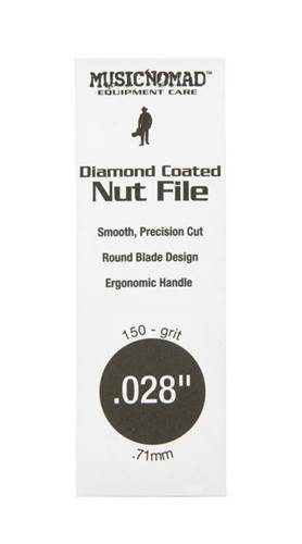 MusicNomad Diamond Coated Nut File - .028 inch MusicNomad Diamond Coated Nut File - .028 inch