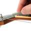 MusicNomad Diamond Coated Nut File - .085 inch Front View