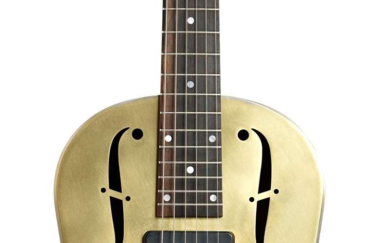 National Reso-Phonic Raw 12 Fret Brass With Lollar P90 (Ex-Demo) #265159 National Reso-Phonic Raw 12 Fret Brass With Lollar P90 (Ex-Demo) #265159
