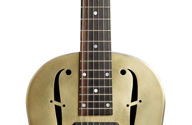 National Reso-Phonic Raw 12 Fret Brass  with Lollar P90 National Reso-Phonic Raw 12 Fret Brass  with Lollar P90
