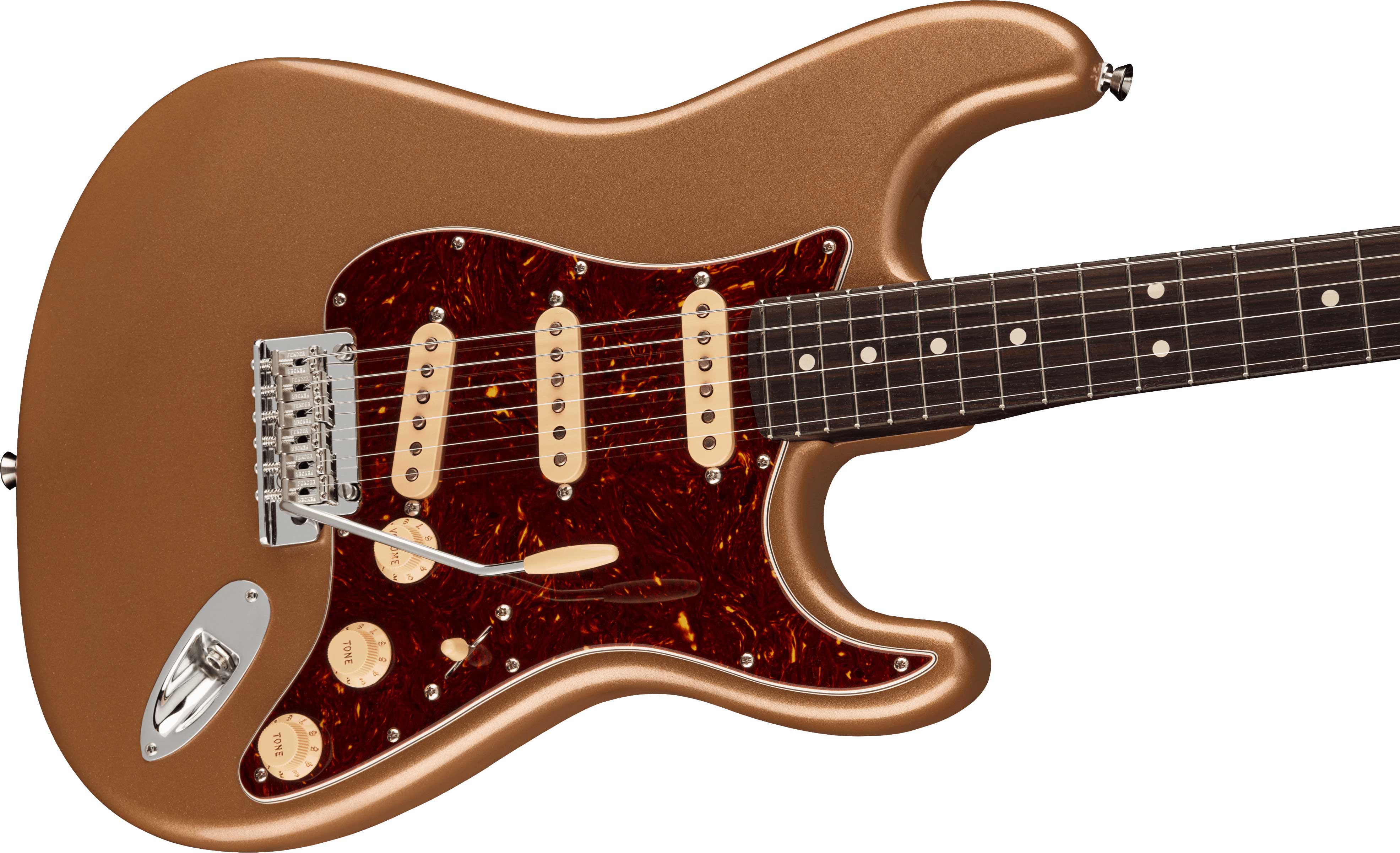 Fender FSR American Professional II Stratocaster Firemist Gold Rosewood