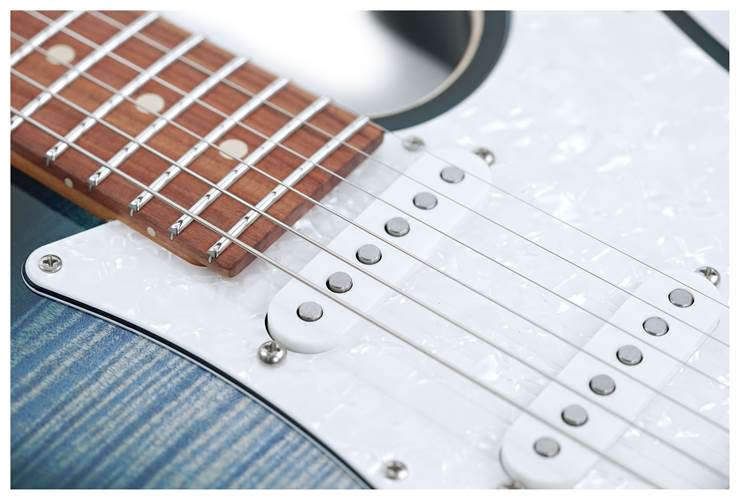 Suhr Standard Plus Faded Trans Whale Blue Burst Roasted Maple Neck with Pau Ferro Fingerboard #85674 Suhr Standard Plus Faded Trans Whale Blue Burst Roasted Maple Neck with Pau Ferro Fingerboard #85674