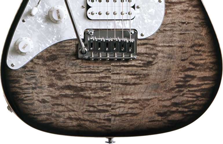 Suhr Standard Plus Trans Charcoal Burst Roasted Maple Fingerboard Left Handed (Ex-Demo) #69398 Suhr Standard Plus Trans Charcoal Burst Roasted Maple Fingerboard Left Handed (Ex-Demo) #69398