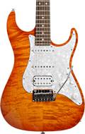 Suhr Standard Plus Trans Honey Amber Burst Roasted Maple Neck with Pau Ferro Fingerboard #69400