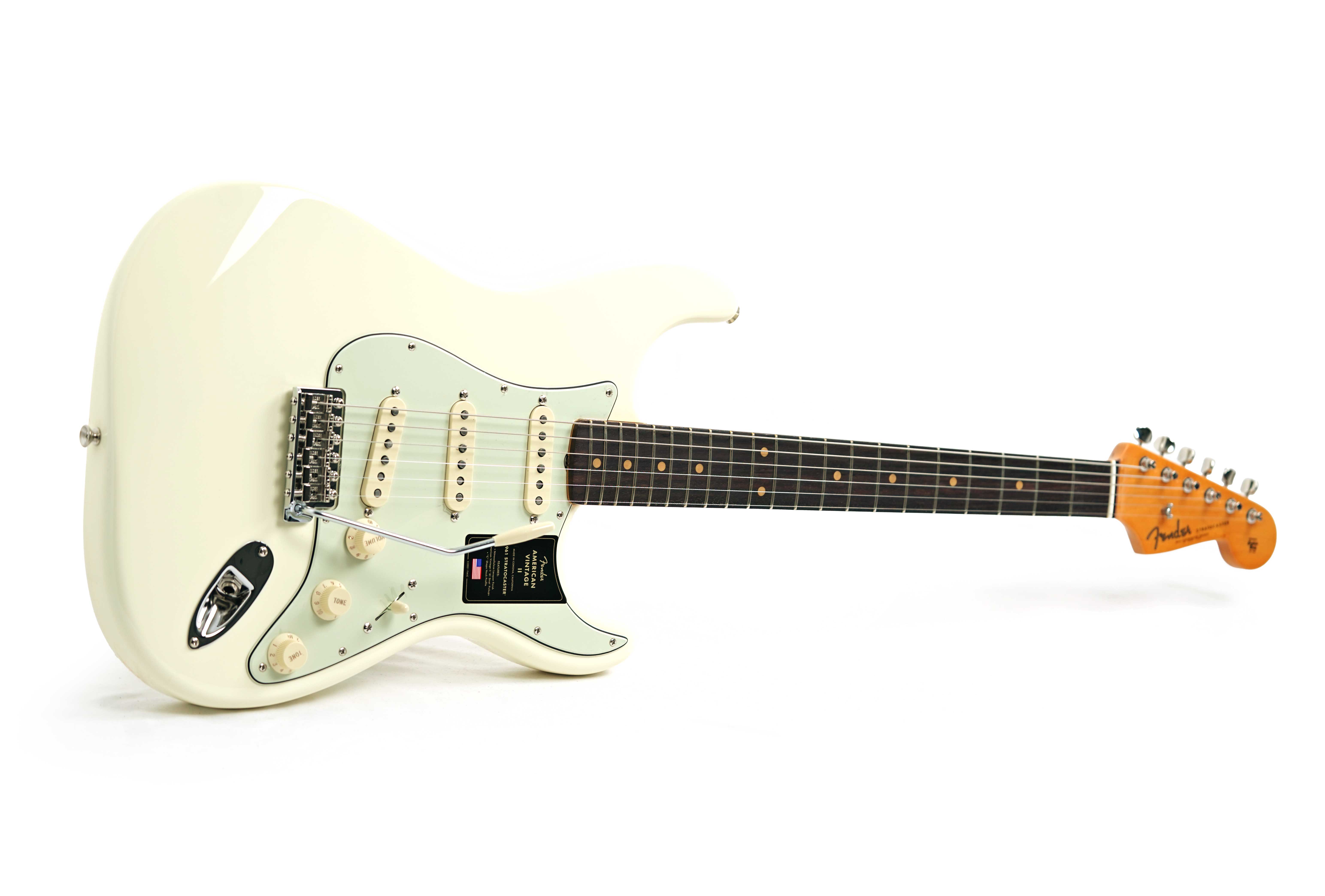 Fender American Vintage II 61 Stratocaster Rosewood Fingerboard Olympic White #V2556567