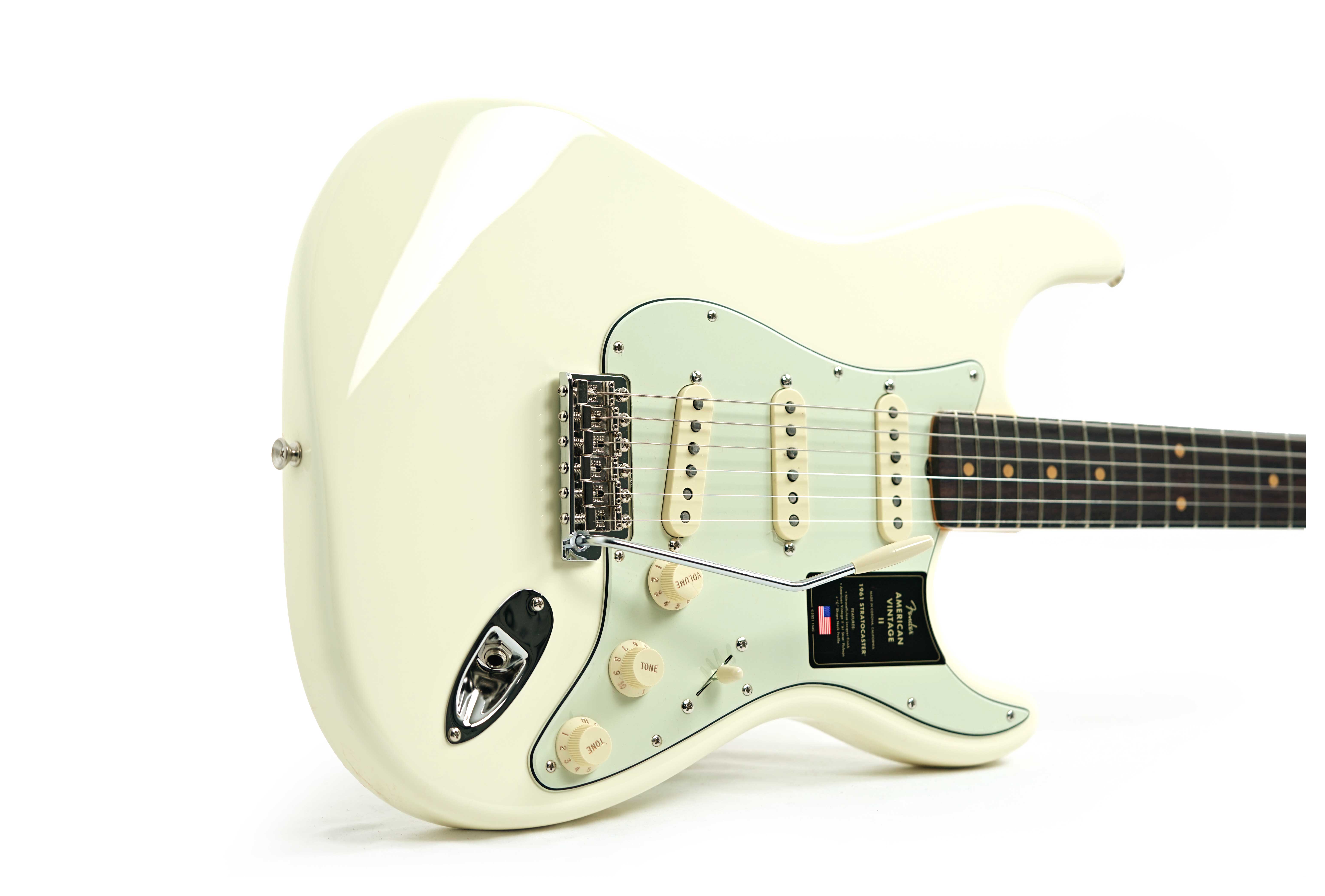 Fender American Vintage II 61 Stratocaster Rosewood Fingerboard Olympic White #V2556567