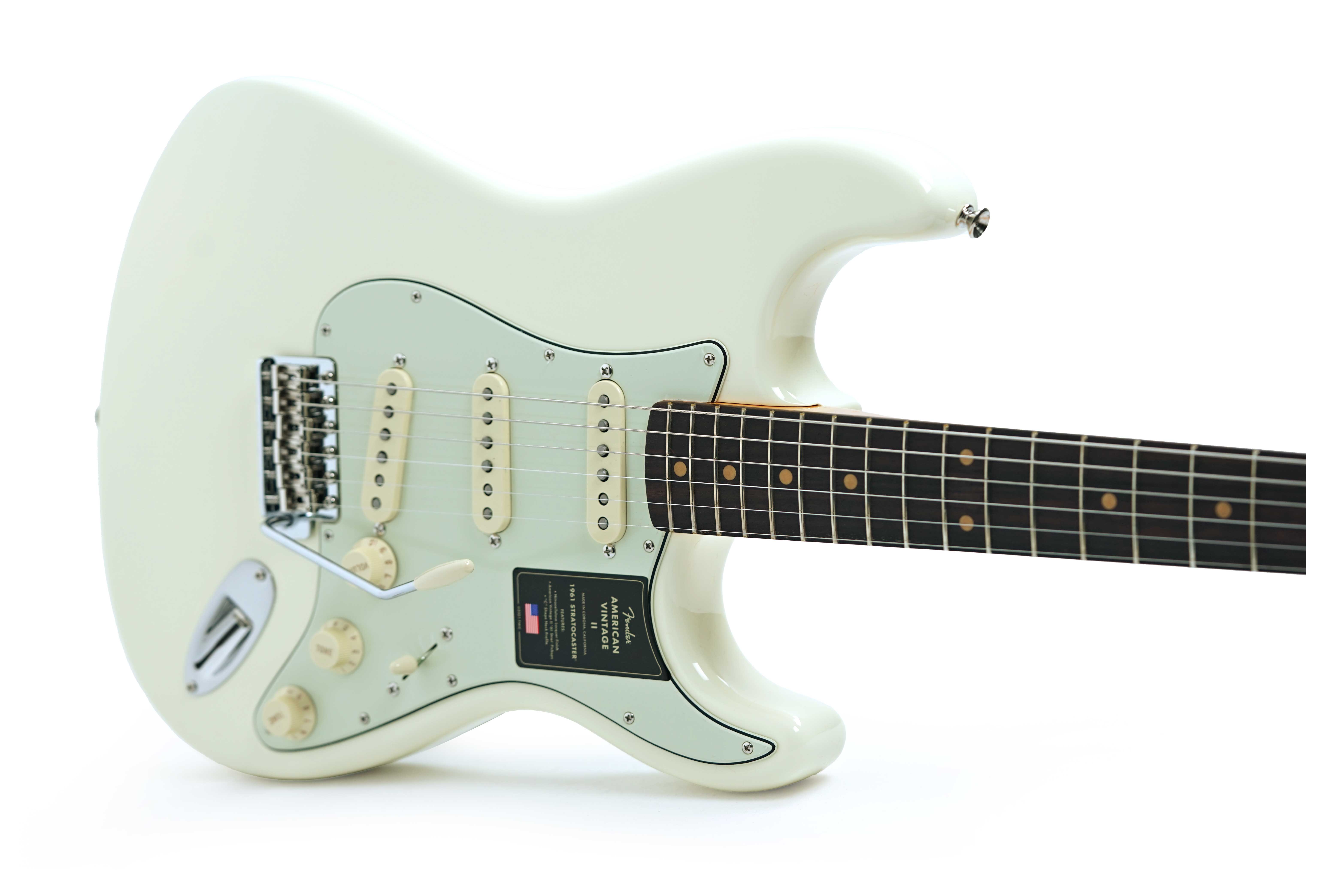 Fender American Vintage II 61 Stratocaster Rosewood Fingerboard Olympic White #V2556567
