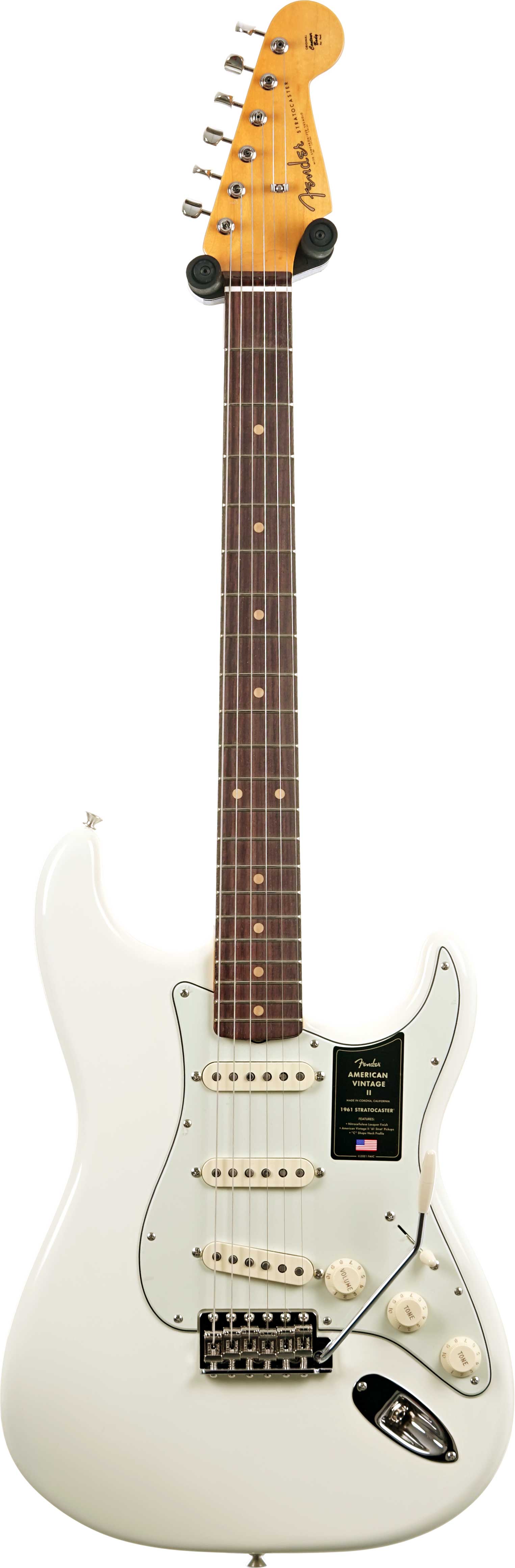 Fender American Vintage II 61 Stratocaster Rosewood Fingerboard Olympic White #V2560119