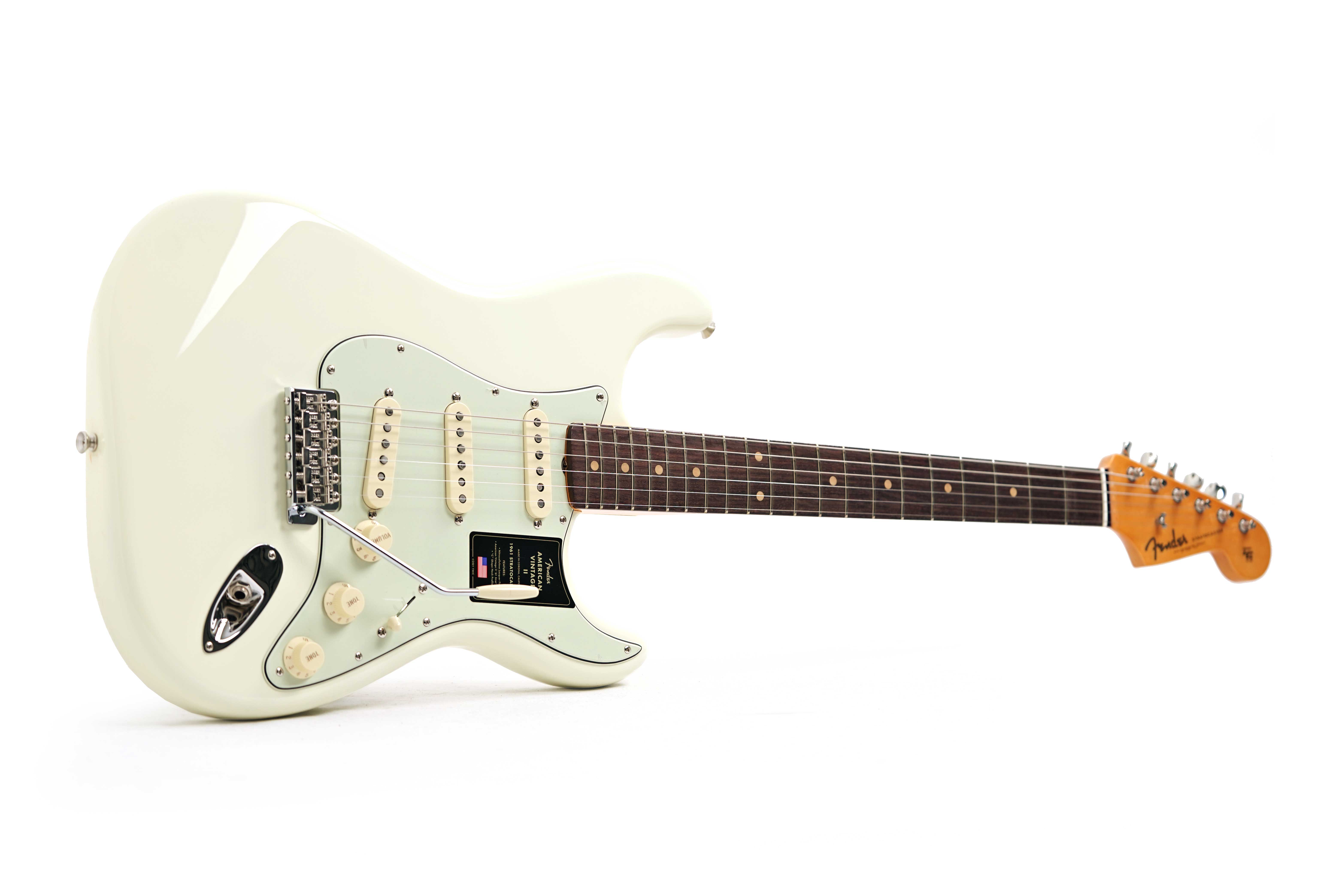 Fender American Vintage II 61 Stratocaster Rosewood Fingerboard Olympic White #V2560119