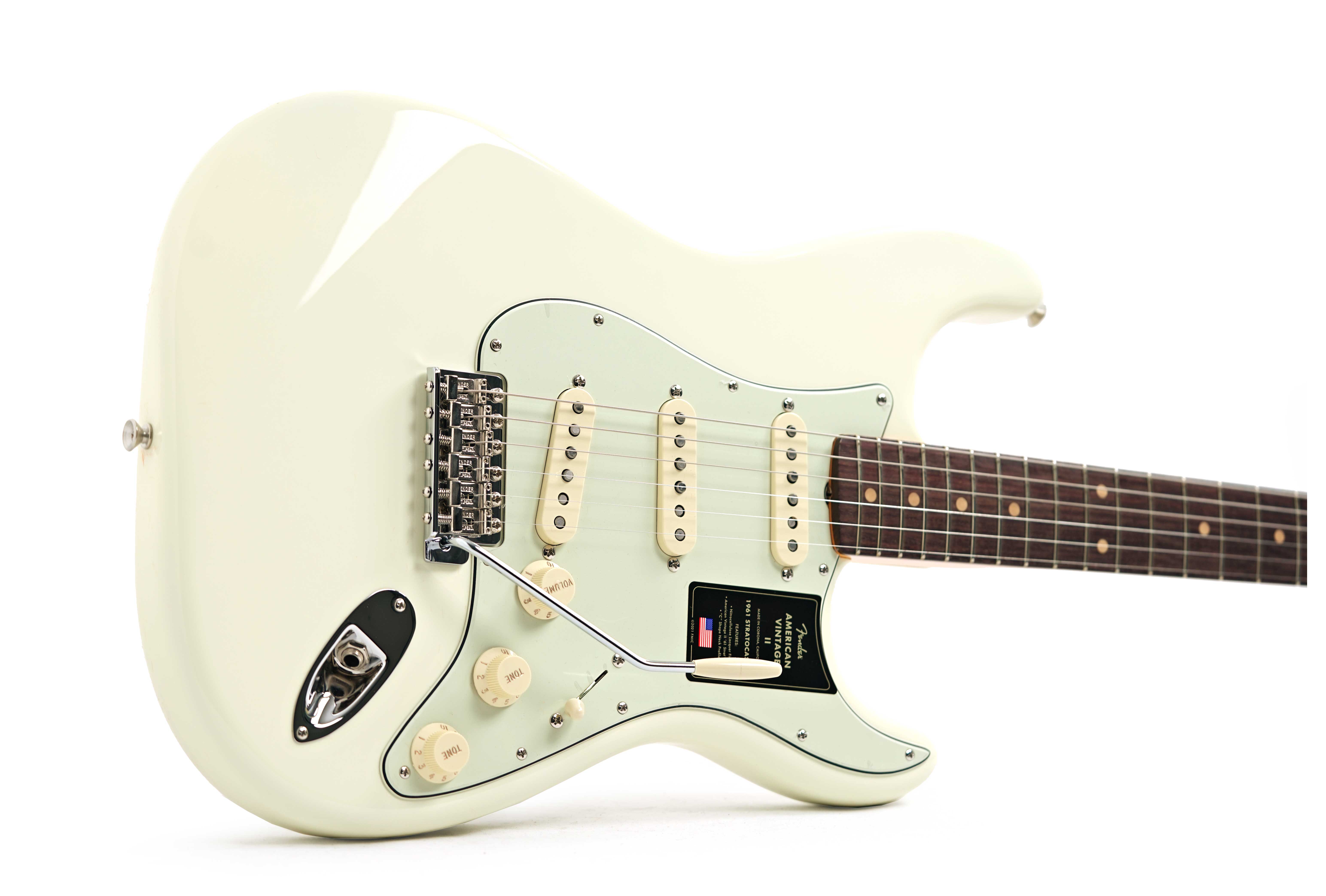 Fender American Vintage II 61 Stratocaster Rosewood Fingerboard Olympic White #V2560119