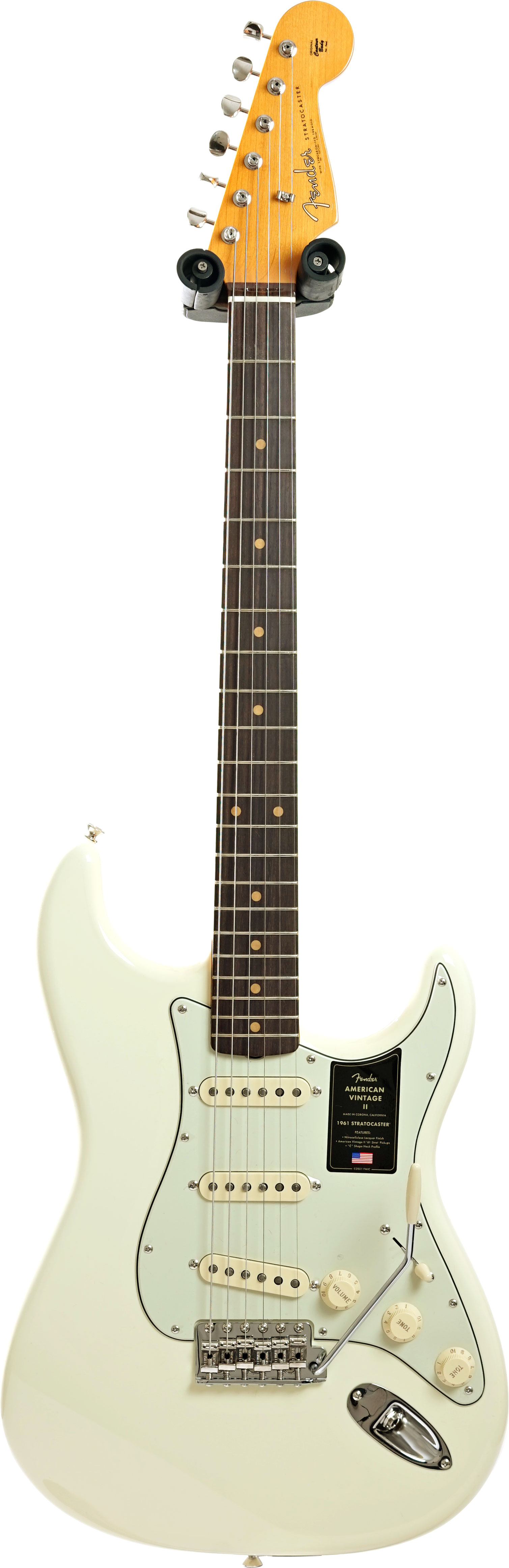 Fender American Vintage II 61 Stratocaster Rosewood Fingerboard Olympic White #V2556737