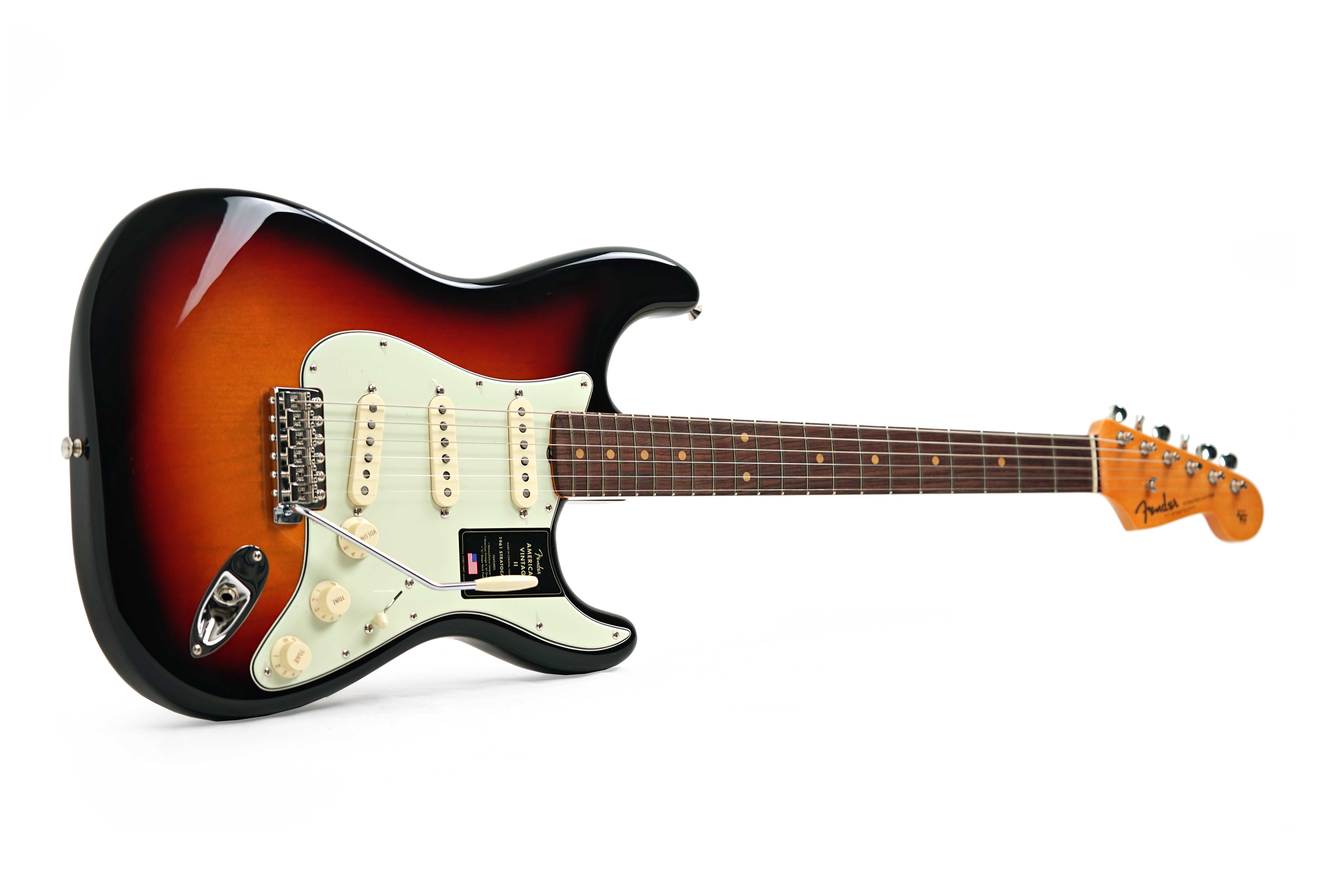Fender American Vintage II 61 Stratocaster Rosewood Fingerboard 3 Colour Sunburst #V2562846