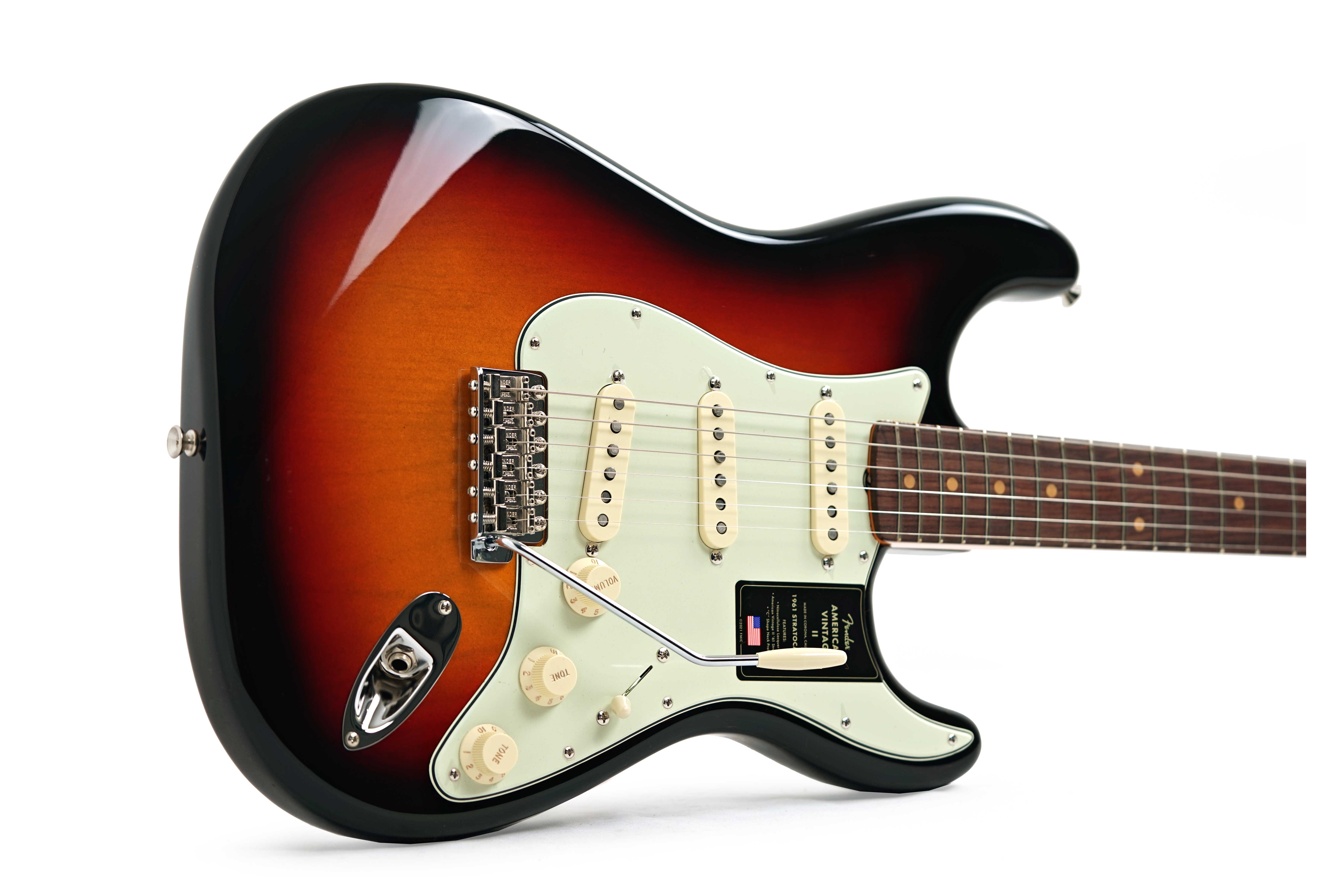 Fender American Vintage II 61 Stratocaster Rosewood Fingerboard 3 Colour Sunburst #V2562846