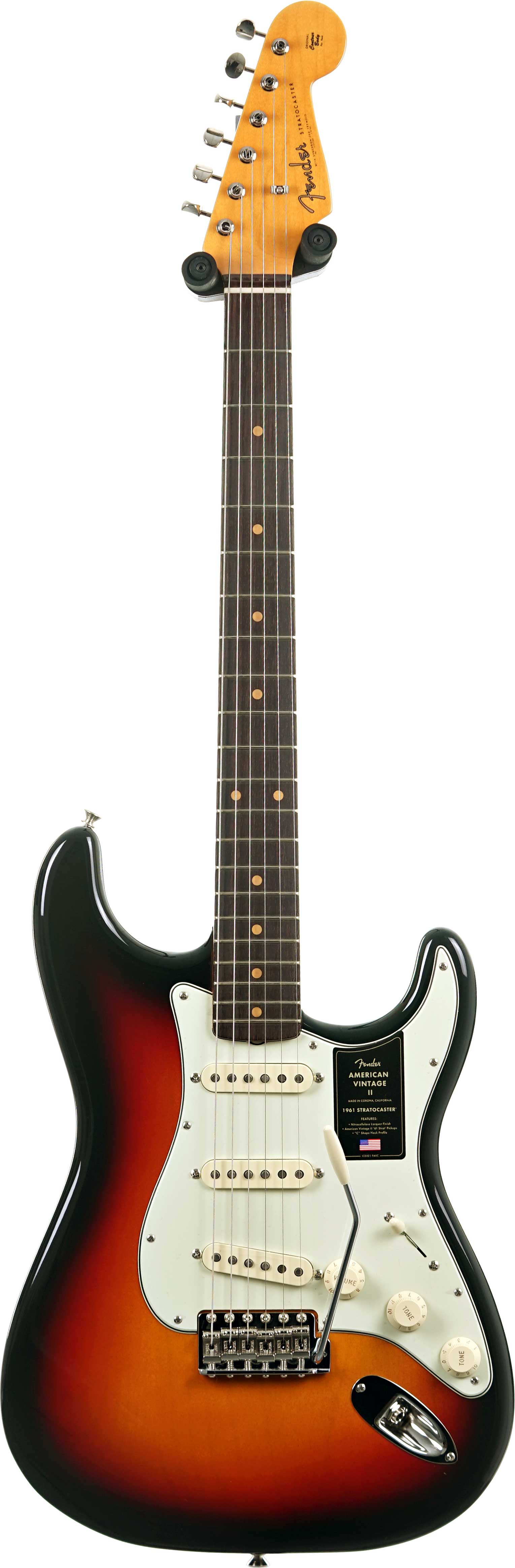 Fender American Vintage II 61 Stratocaster Rosewood Fingerboard 3 Colour Sunburst #V2563780