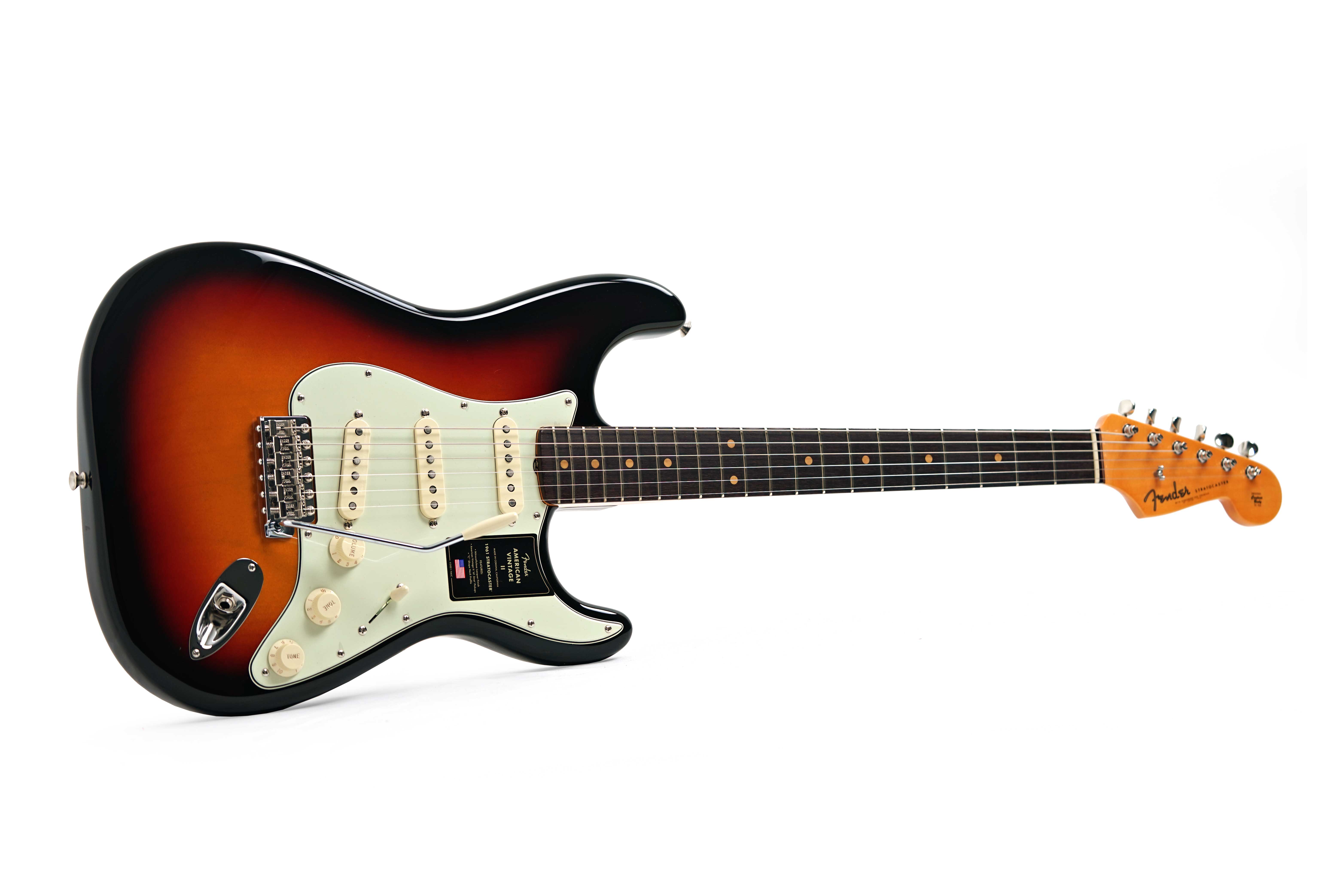 Fender American Vintage II 61 Stratocaster Rosewood Fingerboard 3 Colour Sunburst #V2563780