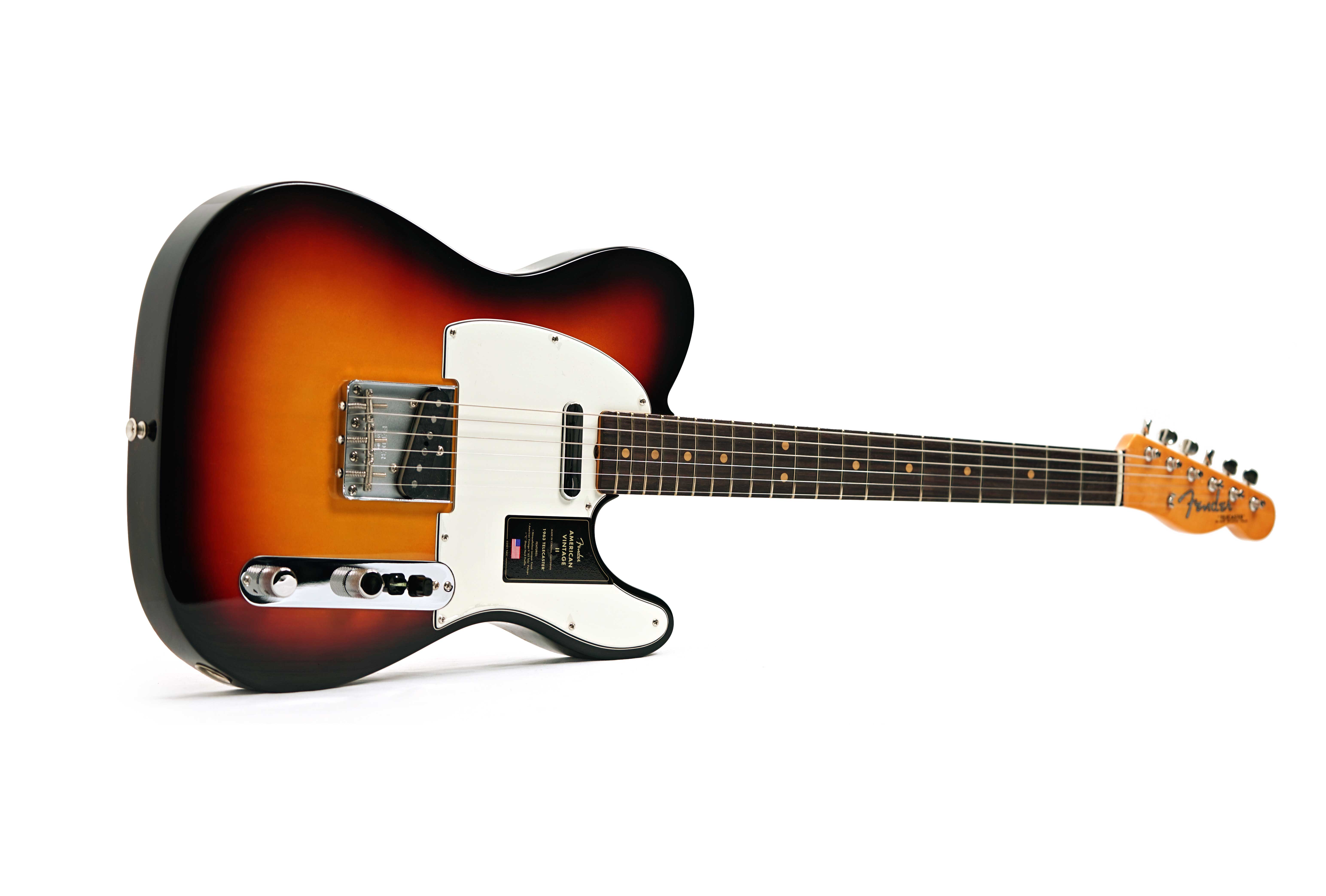 Fender American Vintage II 63 Telecaster Rosewood Fingerboard 3 Colour Sunburst #V2556728