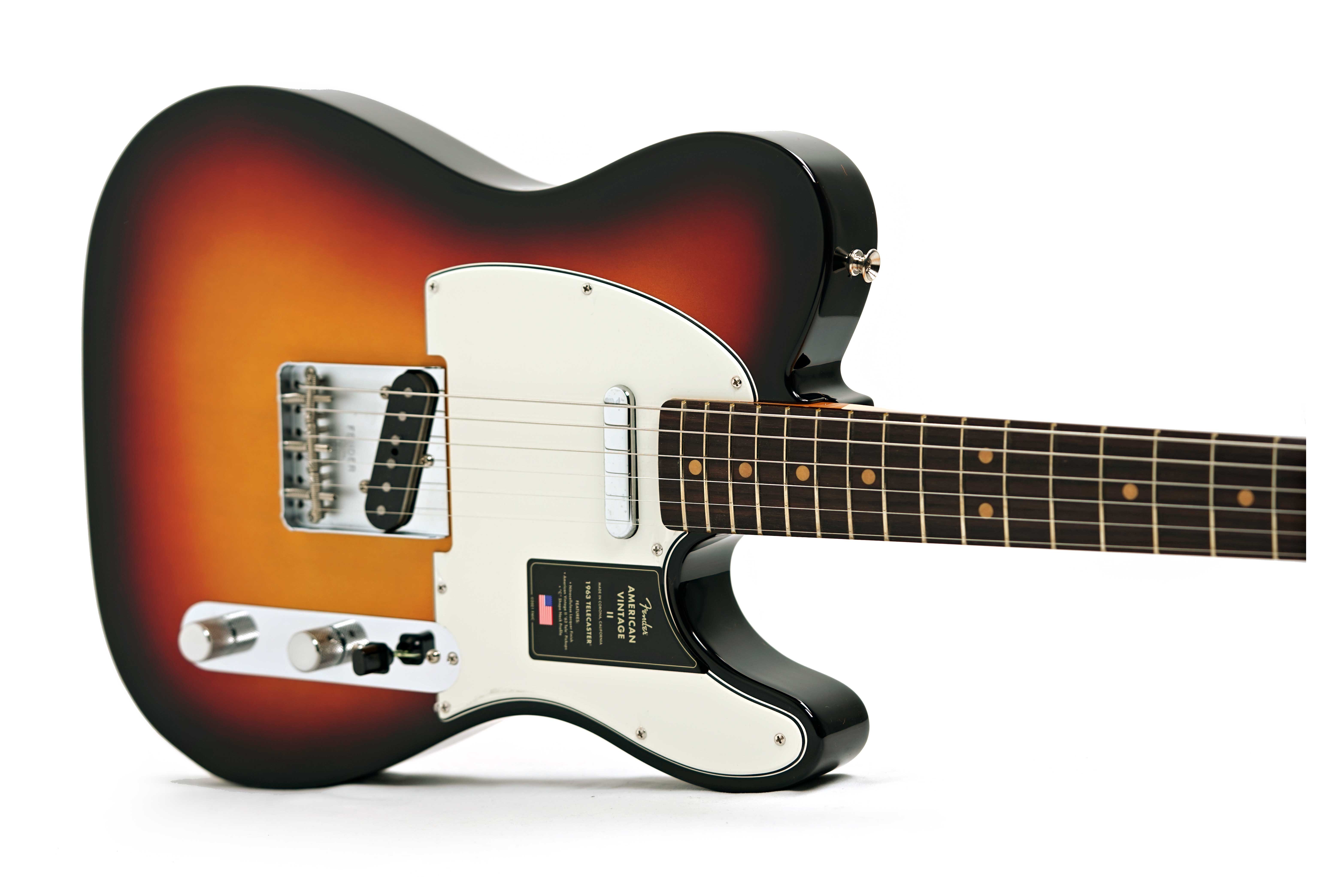 Fender American Vintage II 63 Telecaster Rosewood Fingerboard 3 Colour Sunburst #V2556728