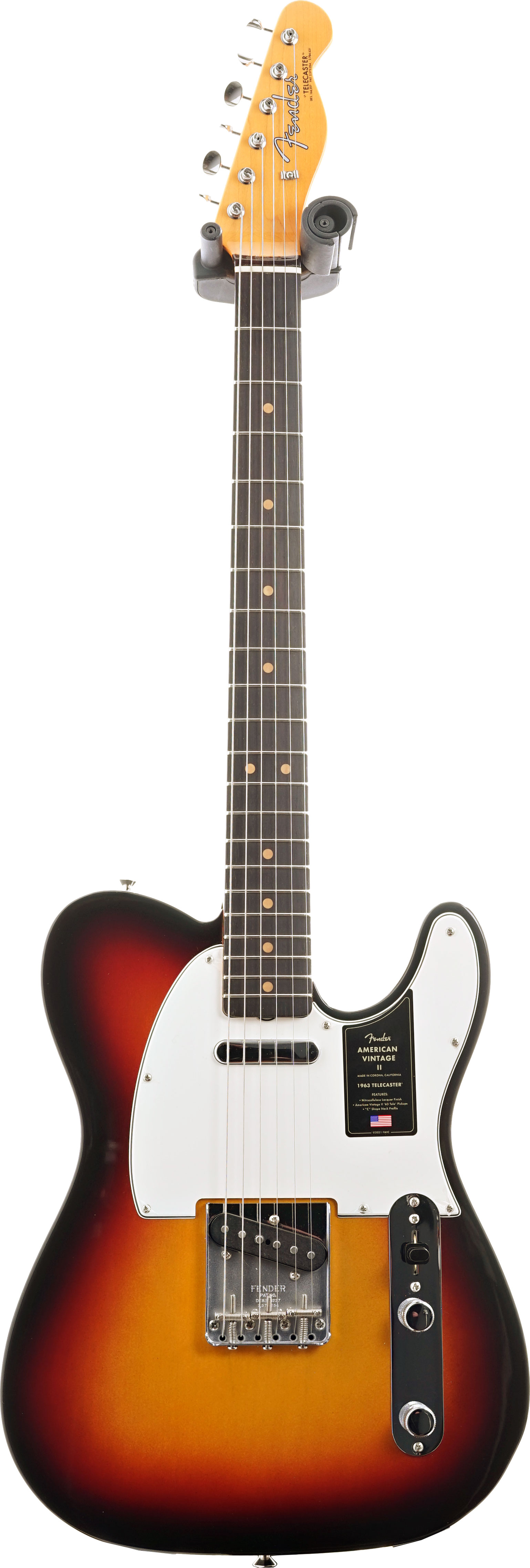 Fender American Vintage II 63 Telecaster Rosewood Fingerboard 3 Colour Sunburst #V2551198