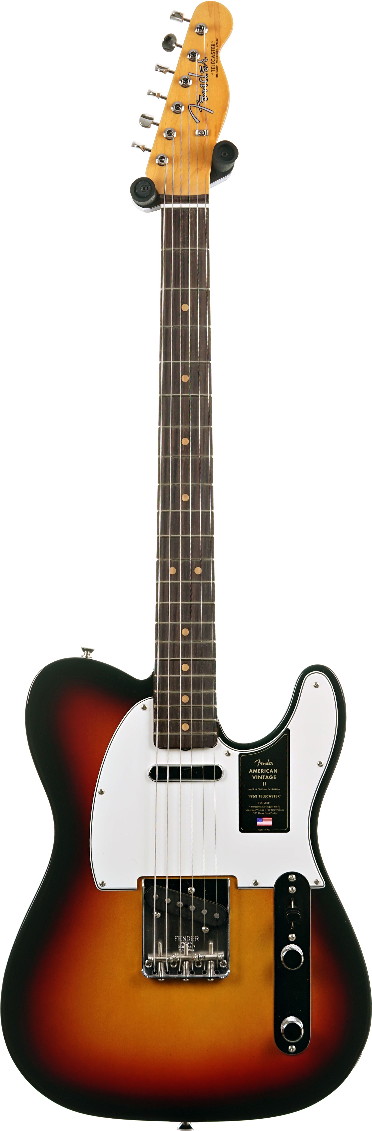 Fender American Vintage II 1963 Telecaster Rosewood Fingerboard 3-Color Sunburst #V2557525