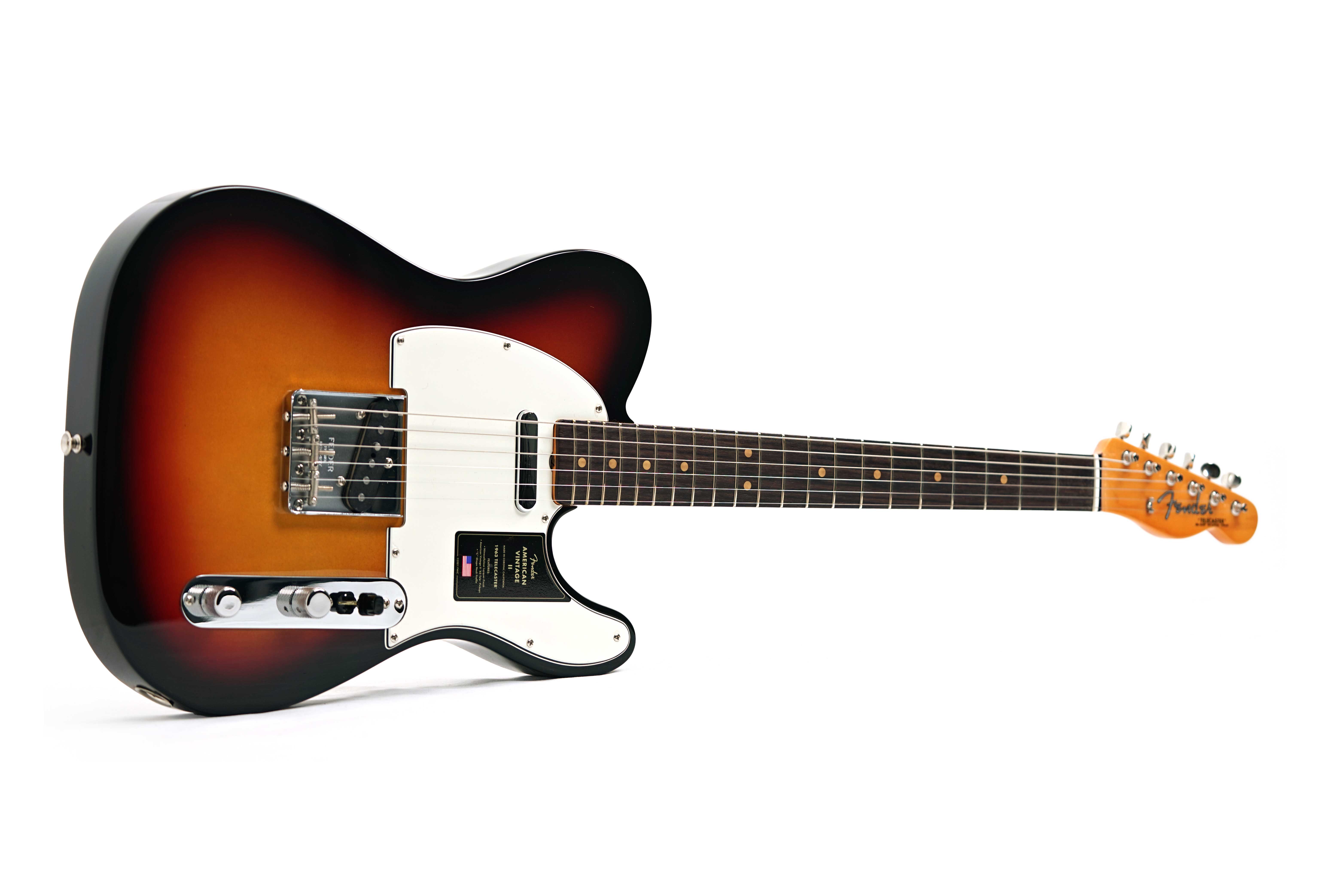 Fender American Vintage II 1963 Telecaster Rosewood Fingerboard 3-Color Sunburst #V2557525