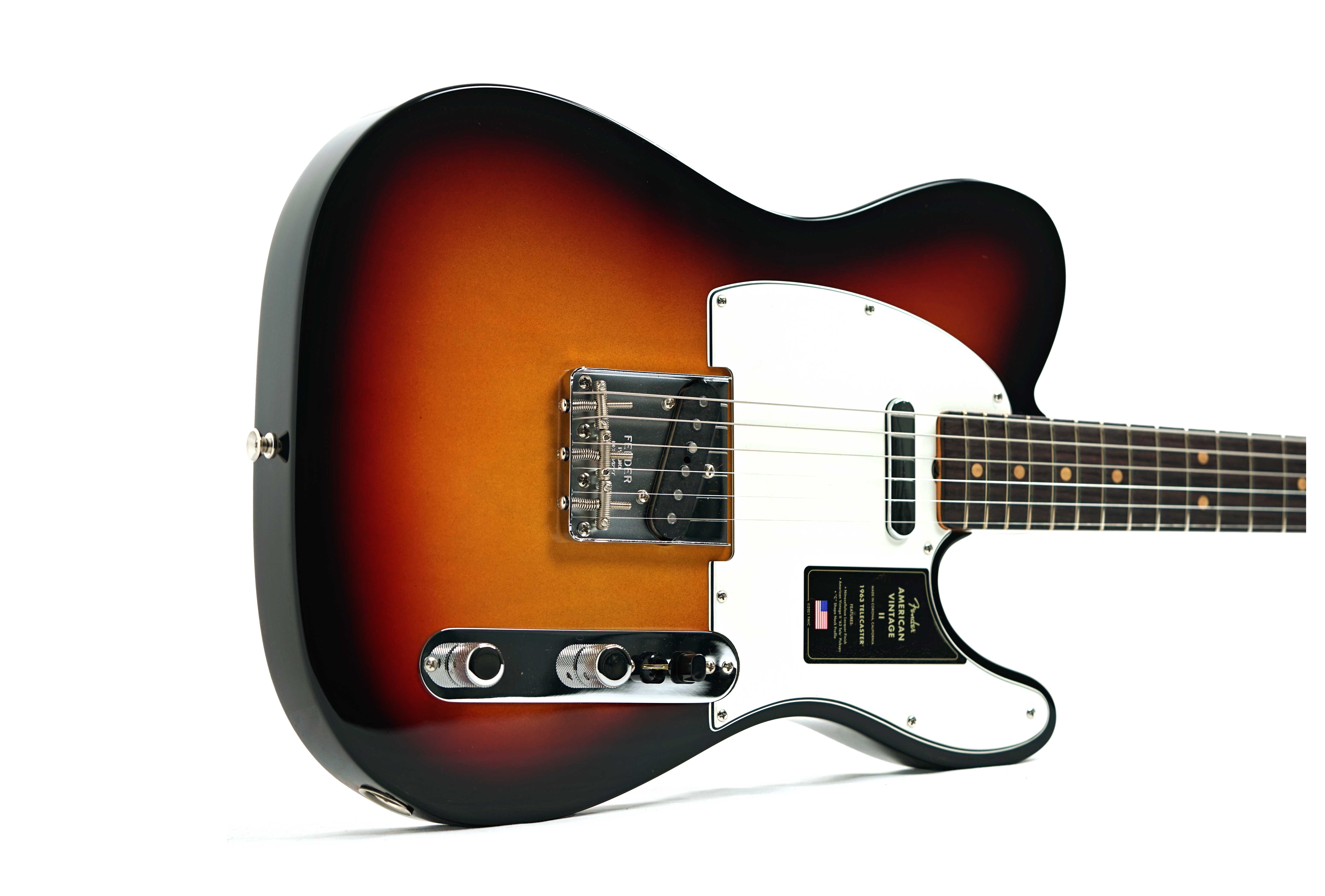Fender American Vintage II 1963 Telecaster Rosewood Fingerboard 3-Color Sunburst #V2557525