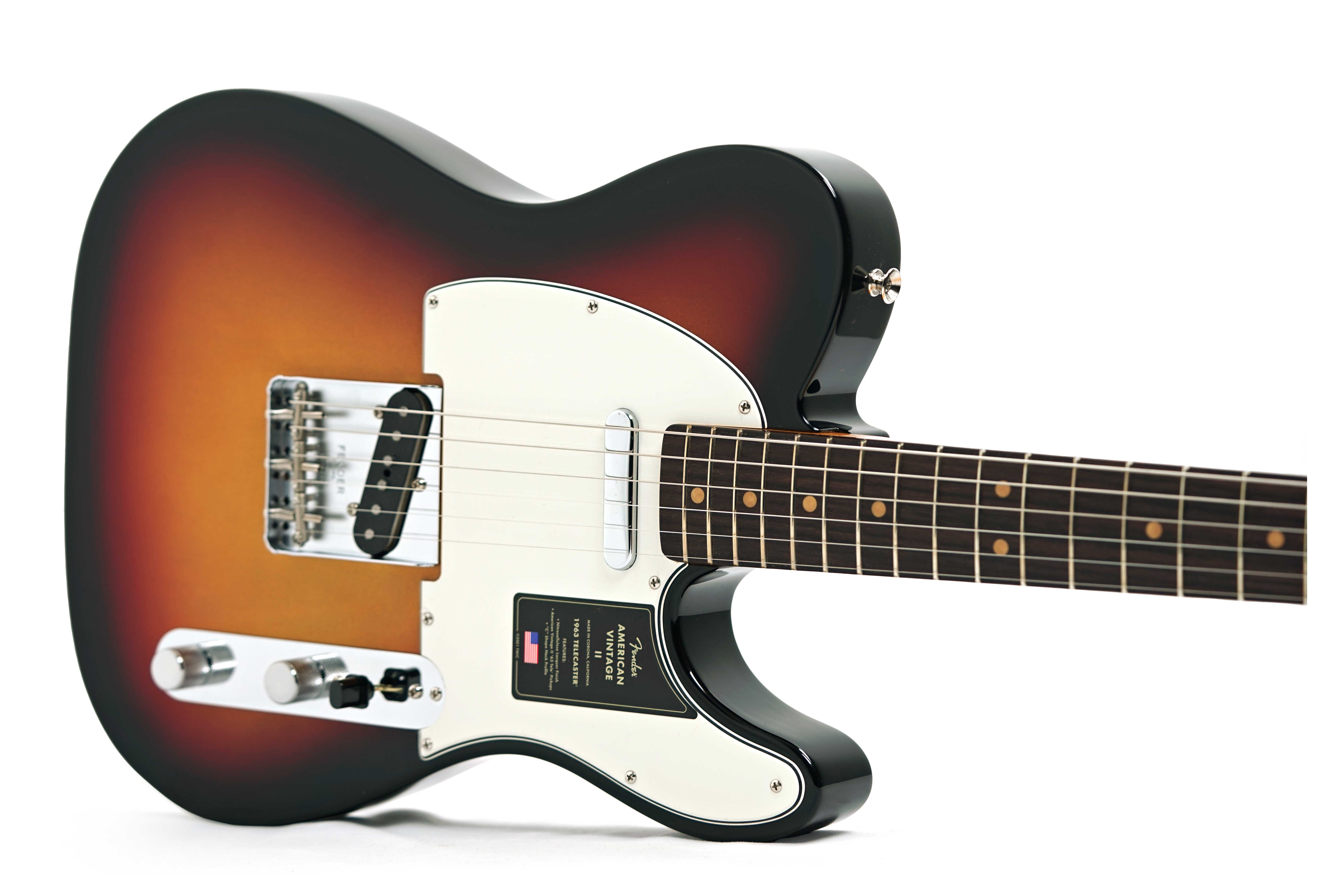 Fender American Vintage II 1963 Telecaster Rosewood Fingerboard 3-Color Sunburst #V2557525