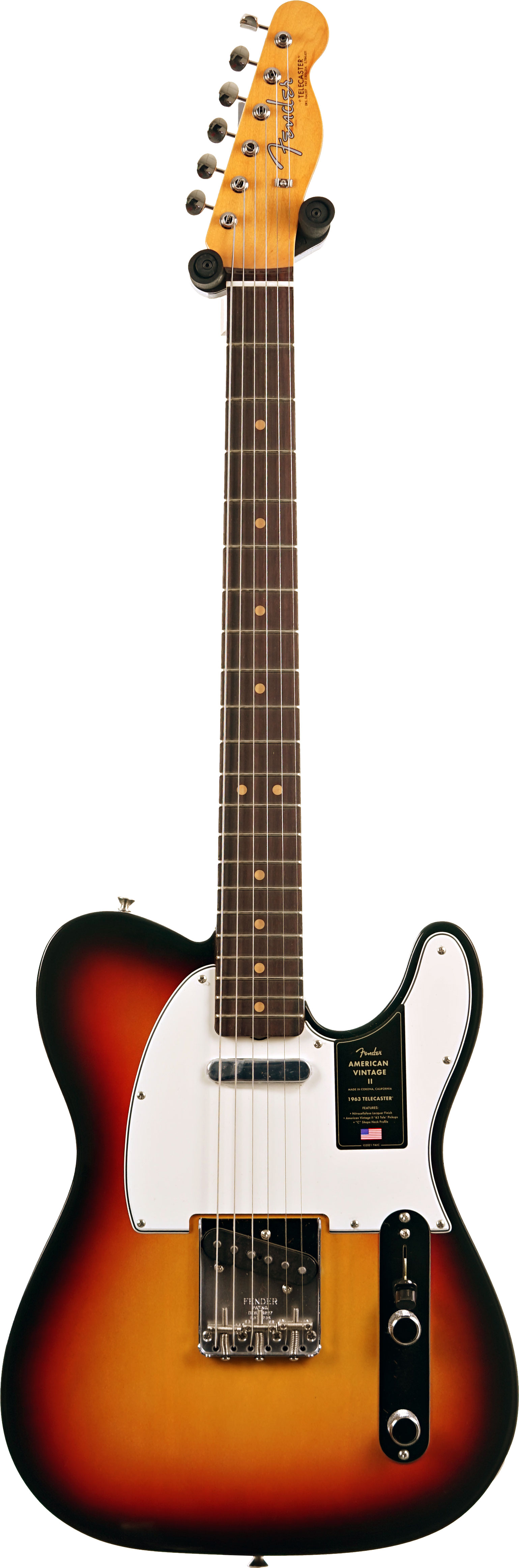 Fender American Vintage II 1963 Telecaster Rosewood Fingerboard 3-Color Sunburst #V2558656