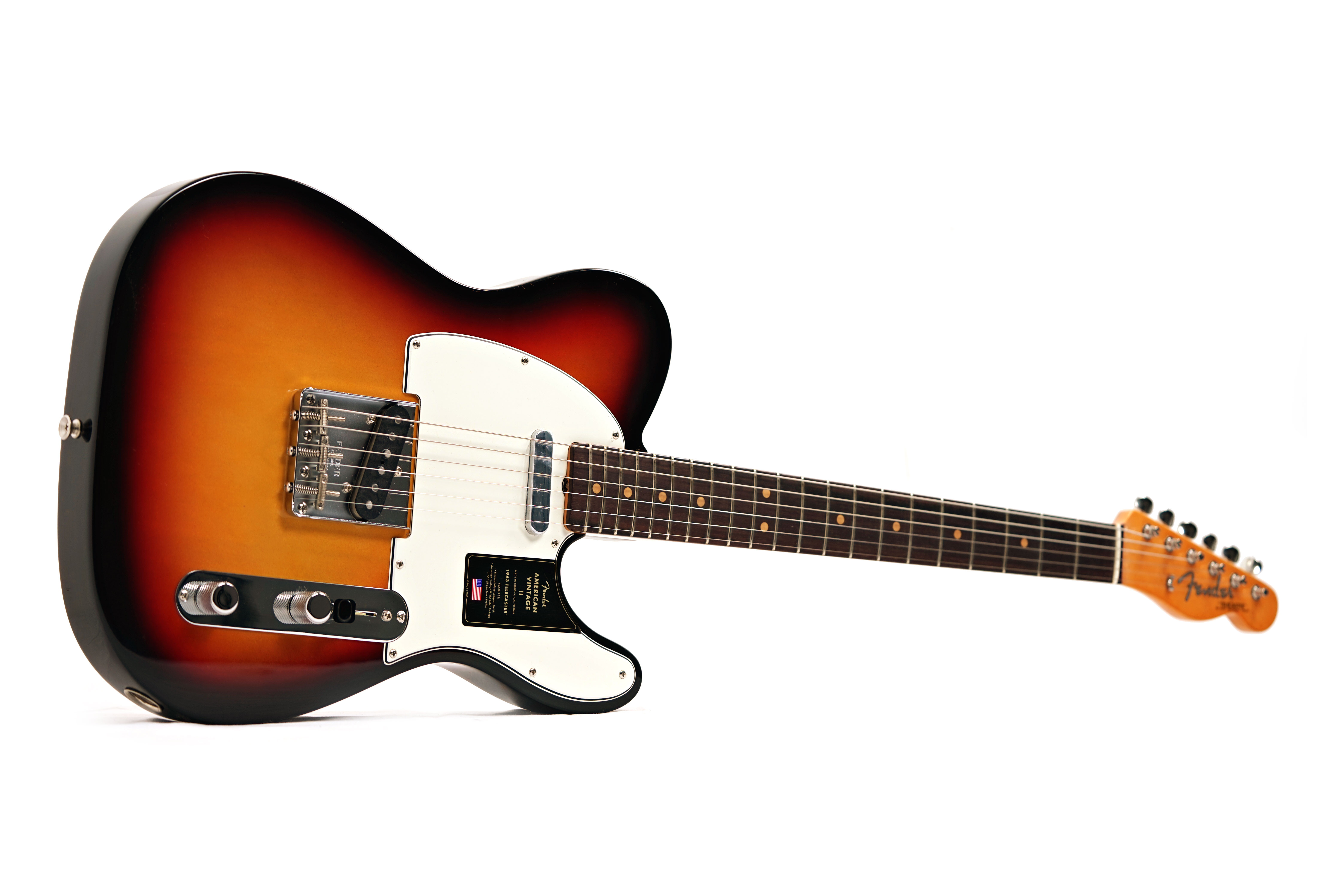 Fender American Vintage II 1963 Telecaster Rosewood Fingerboard 3-Color Sunburst #V2558656