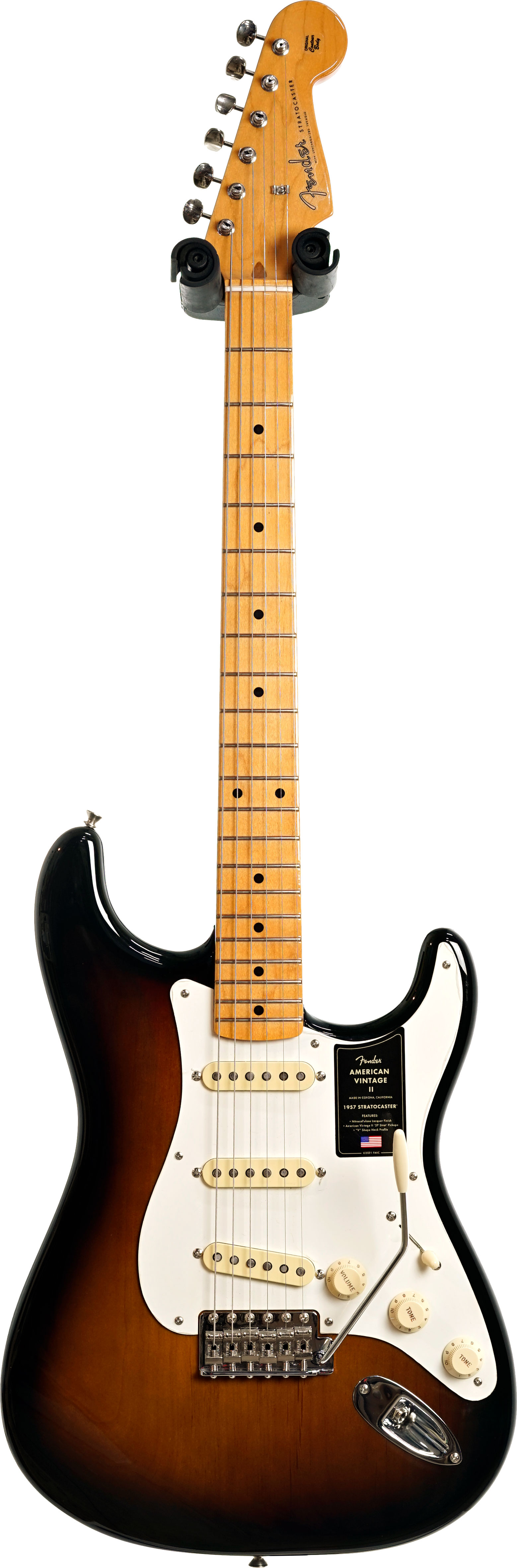 Fender American Vintage II 1957 Stratocaster Maple Fingerboard 2 Colour Sunburst #V2441915