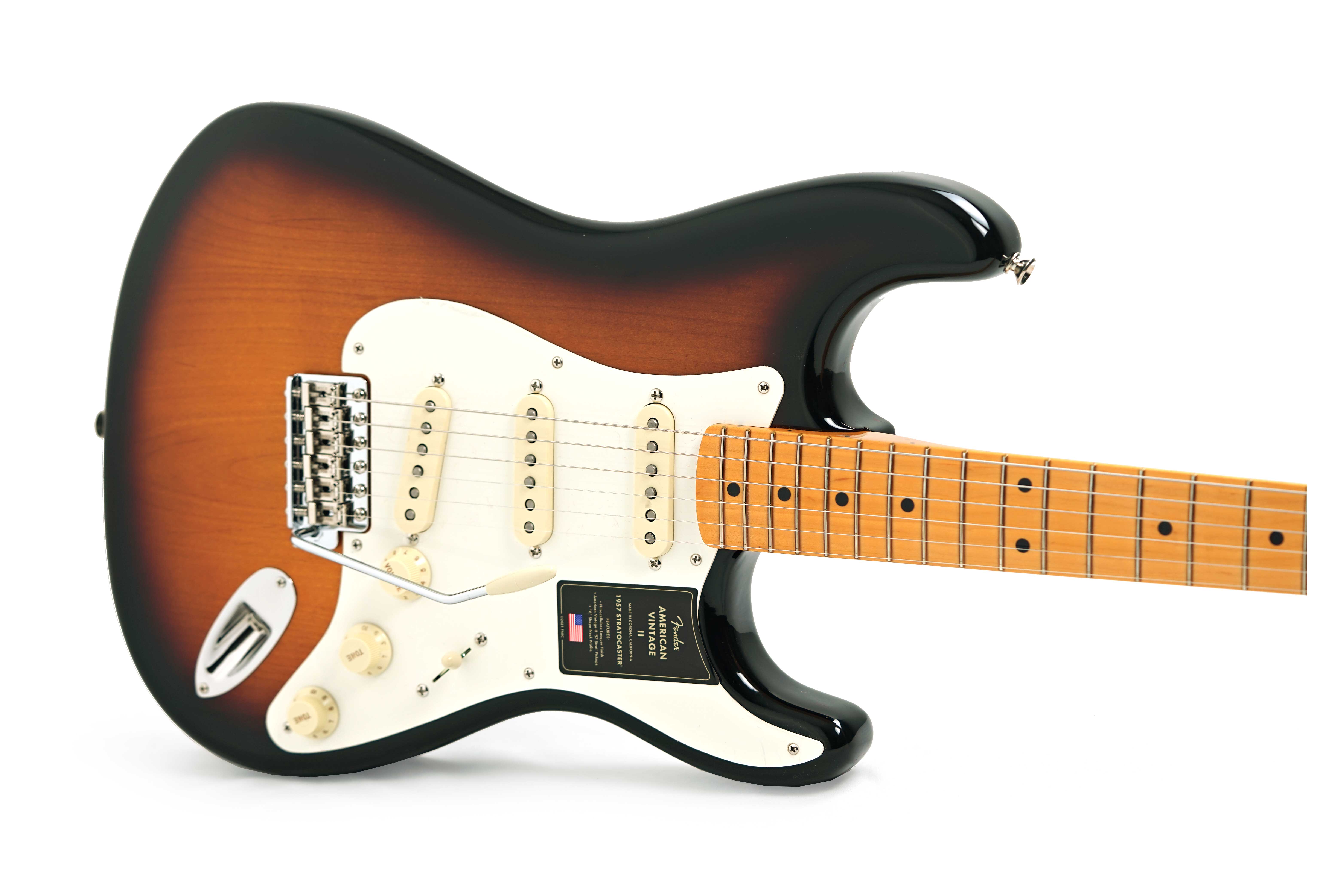 Fender American Vintage II 1957 Stratocaster Maple Fingerboard 2 Colour Sunburst #V2551703