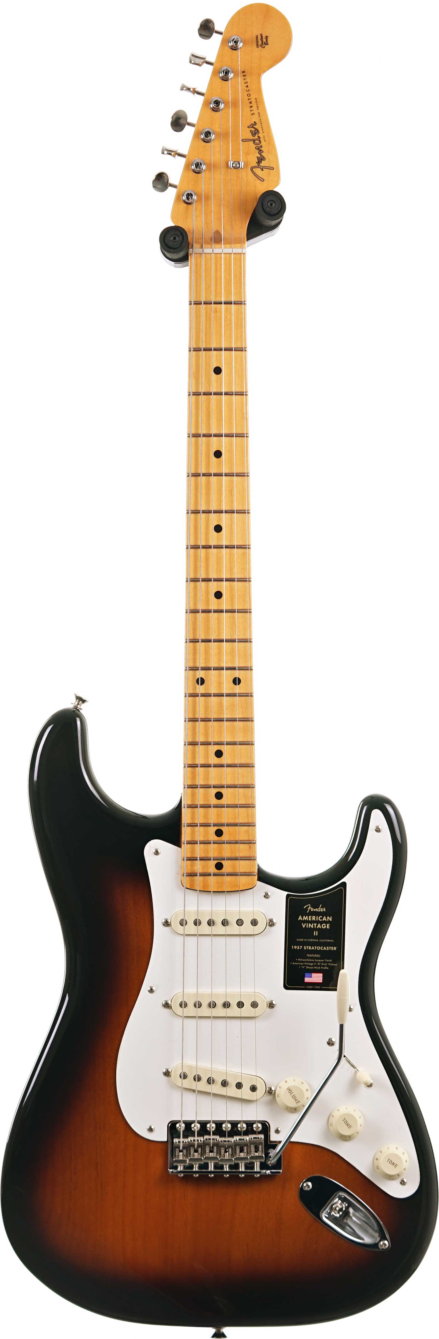 Fender American Vintage II 1957 Stratocaster Maple Fingerboard 2 Colour Sunburst (Nearly New) #V2440579