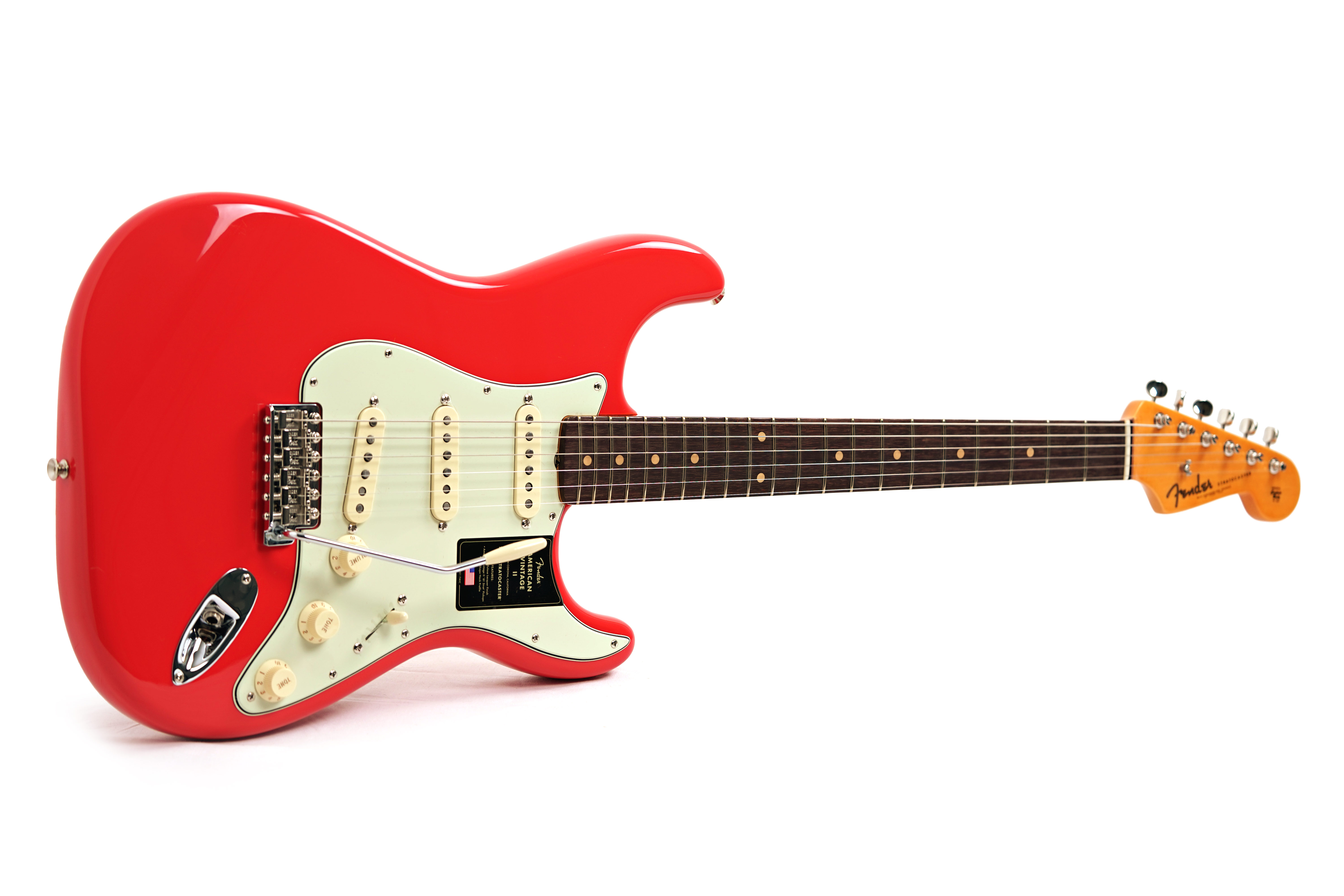 Fender American Vintage II 61 Stratocaster Rosewood Fingerboard Fiesta Red #V2560182