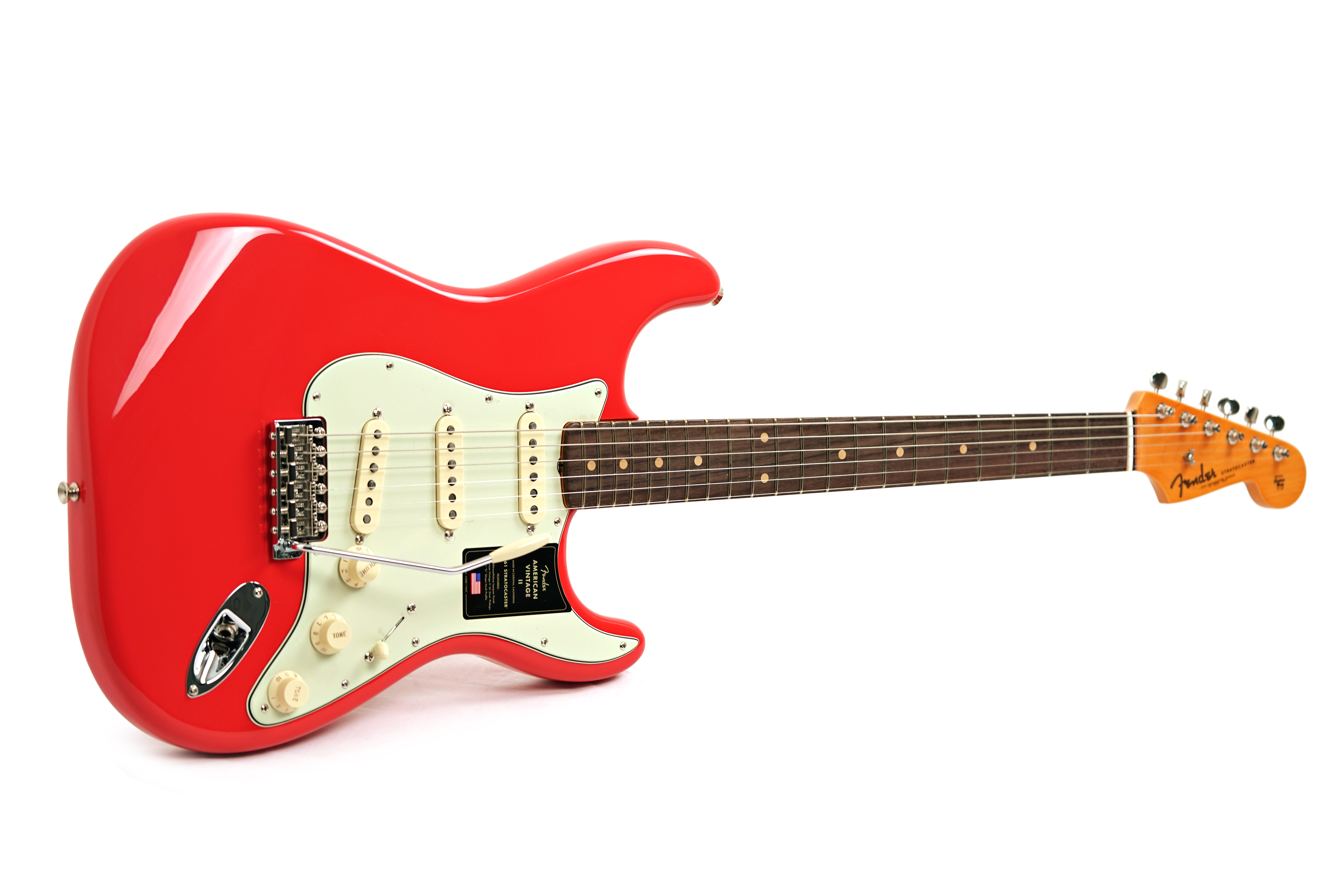 Fender American Vintage II 1961 Stratocaster Rosewood Fingerboard Fiesta Red #V2554854