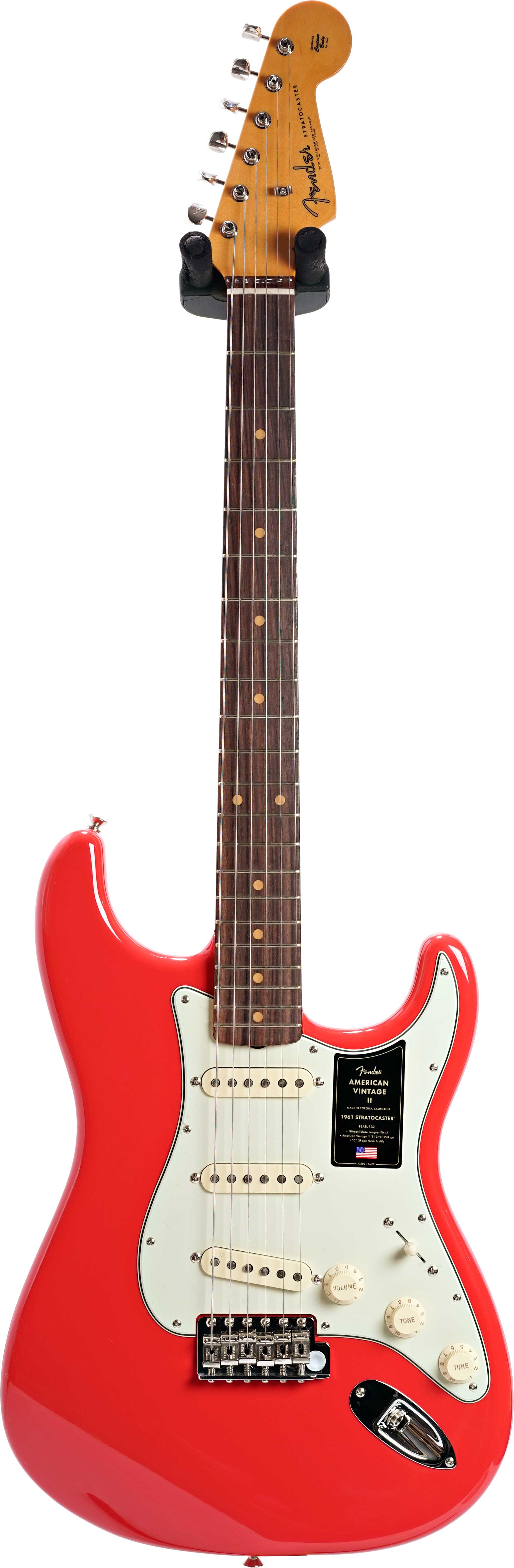 Fender American Vintage II 1961 Stratocaster Rosewood Fingerboard Fiesta Red #V2560399